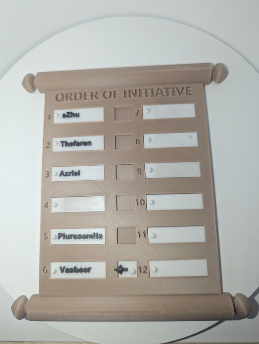 Customizable Combat Tracker Dungeons and Dragons Initiative Tracker for RPGs Battle Order Organizer TTRPG personalized combat initiative
