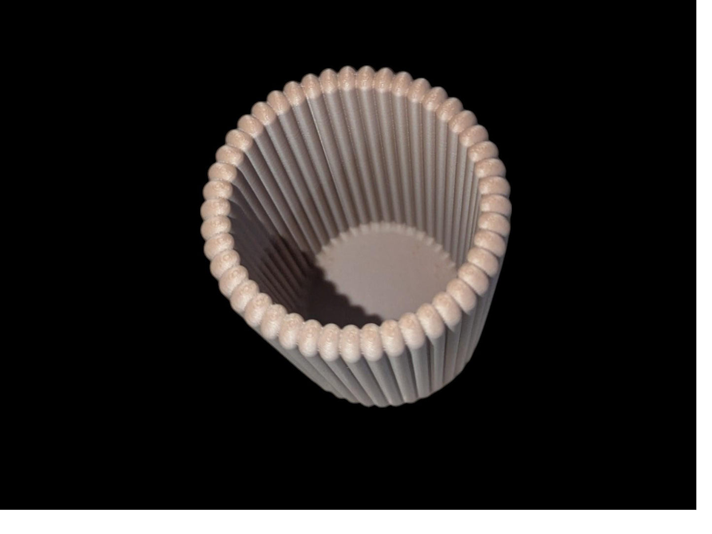 Ribbed Pot Pen designtop view