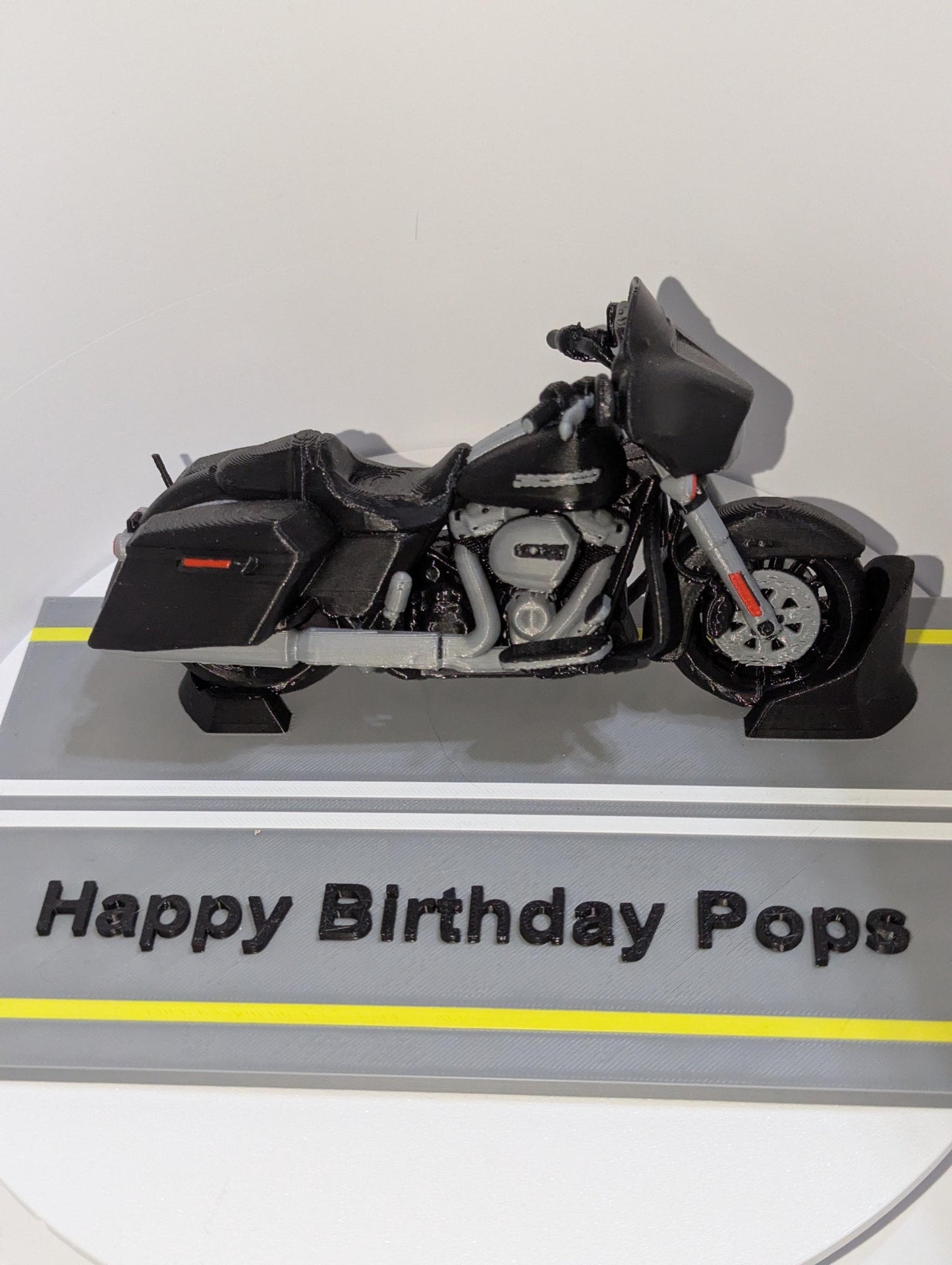 Front view of birthday card