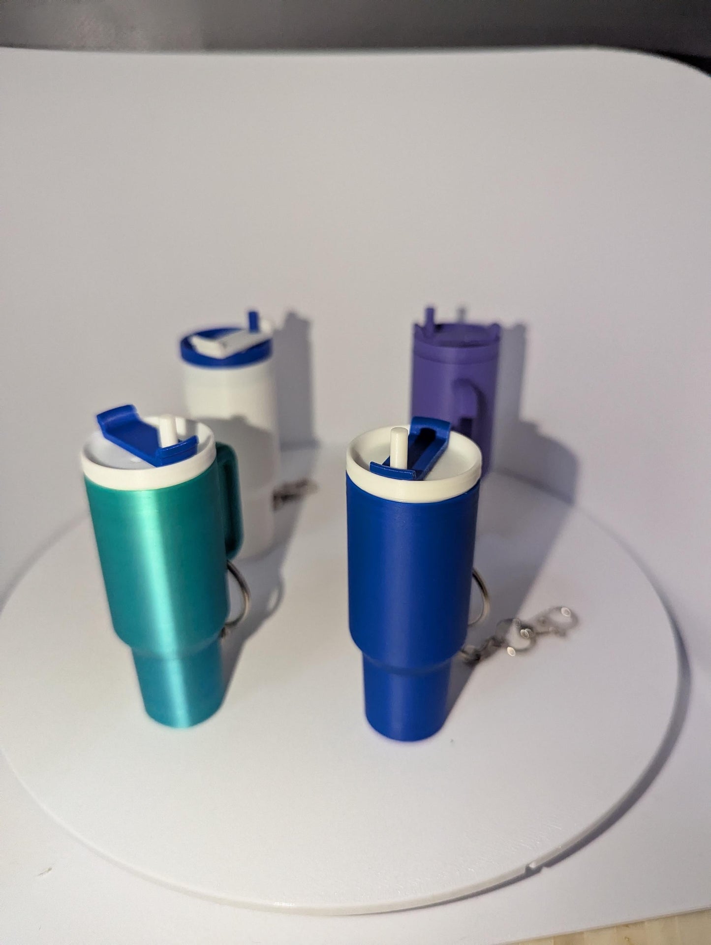 Mini Tumbler Chapstick Holder Keychain – Custom Drink Cup Keyring Accessory – Fun Gift Idea - Chapstick holder- Cute Bag Accessory