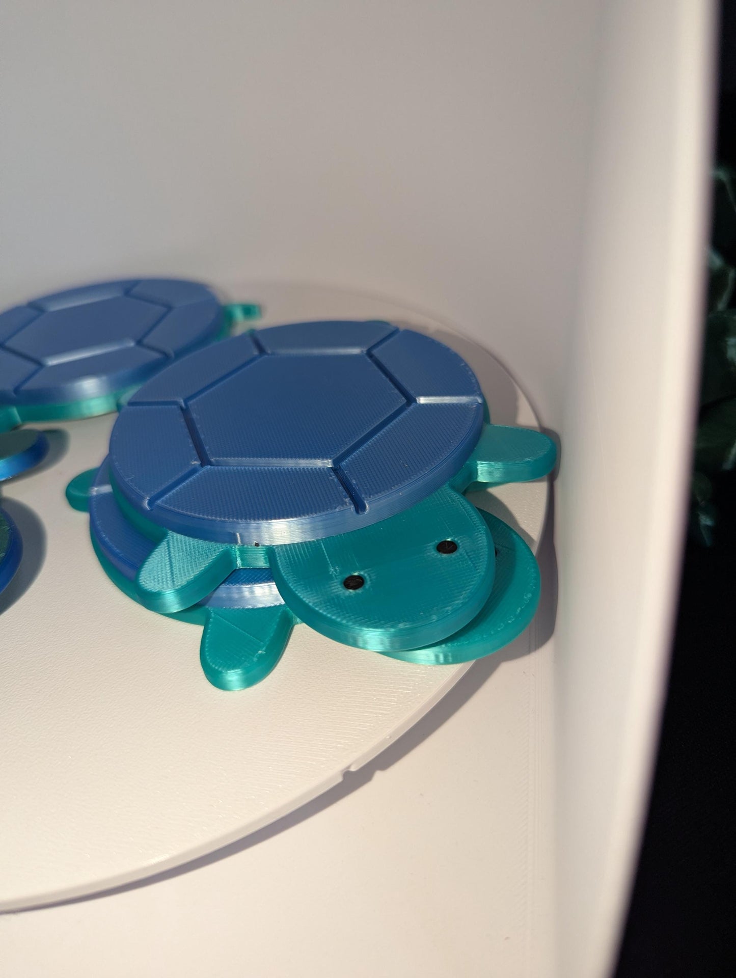 3D Printed Turtle Coaster – Cute Ocean Theme Drink Coaster, Sea Turtle Home Decor, Unique Gift, Beach House Accessories