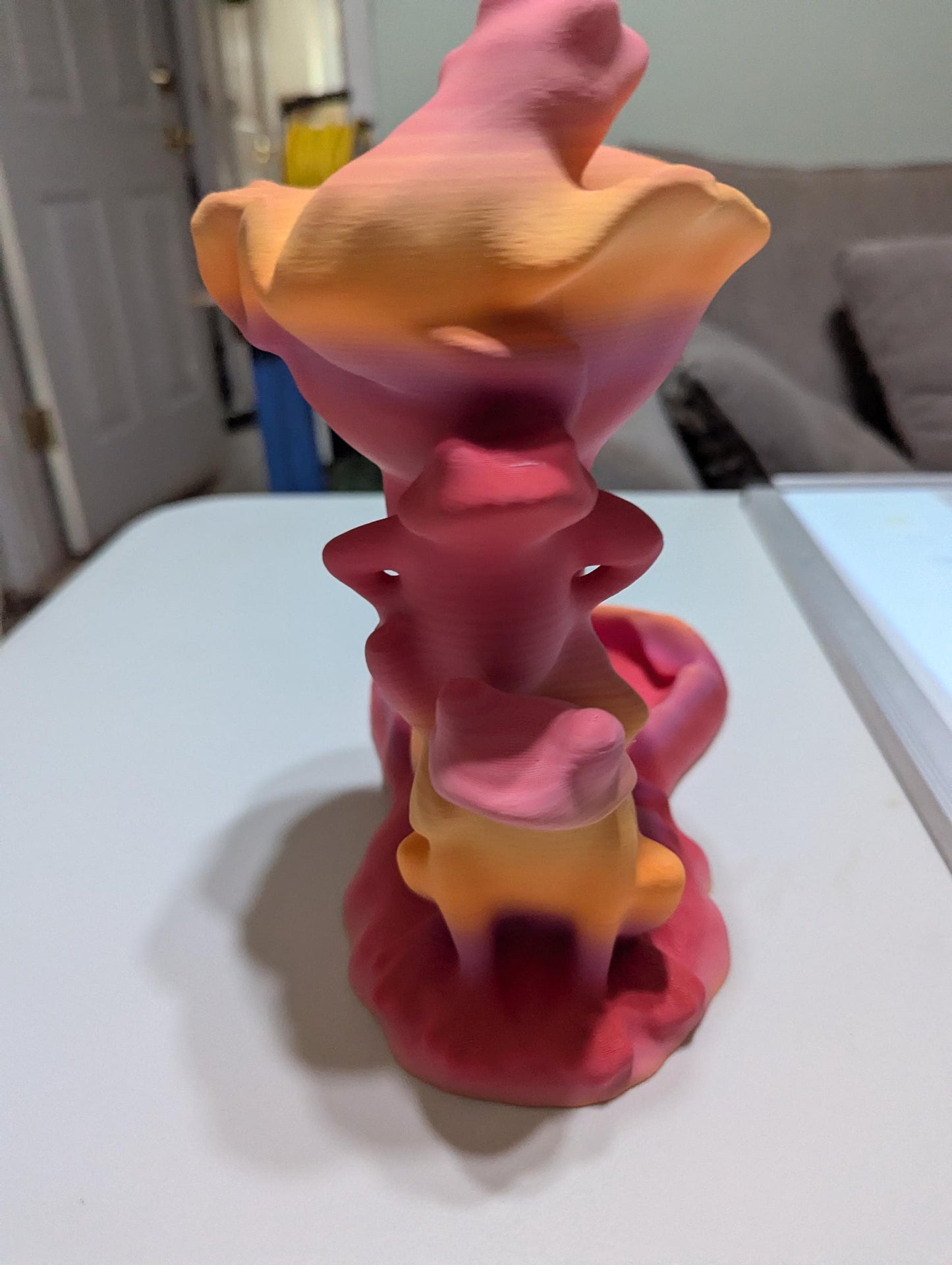 TTRPG Frog Dice Tower Whimsical 3D Printed DnD Dice Roller DnD, Pathfinder & RPG Druid Themed Dice Tower, Unique DM and player Dice Gift