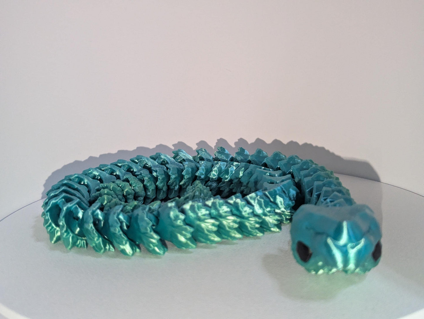 Articulated Crystal Snake Fidget – CinderWing3D Viper Reptile Toy | Multi-Color, Anxiety & ADHD Stress Relief