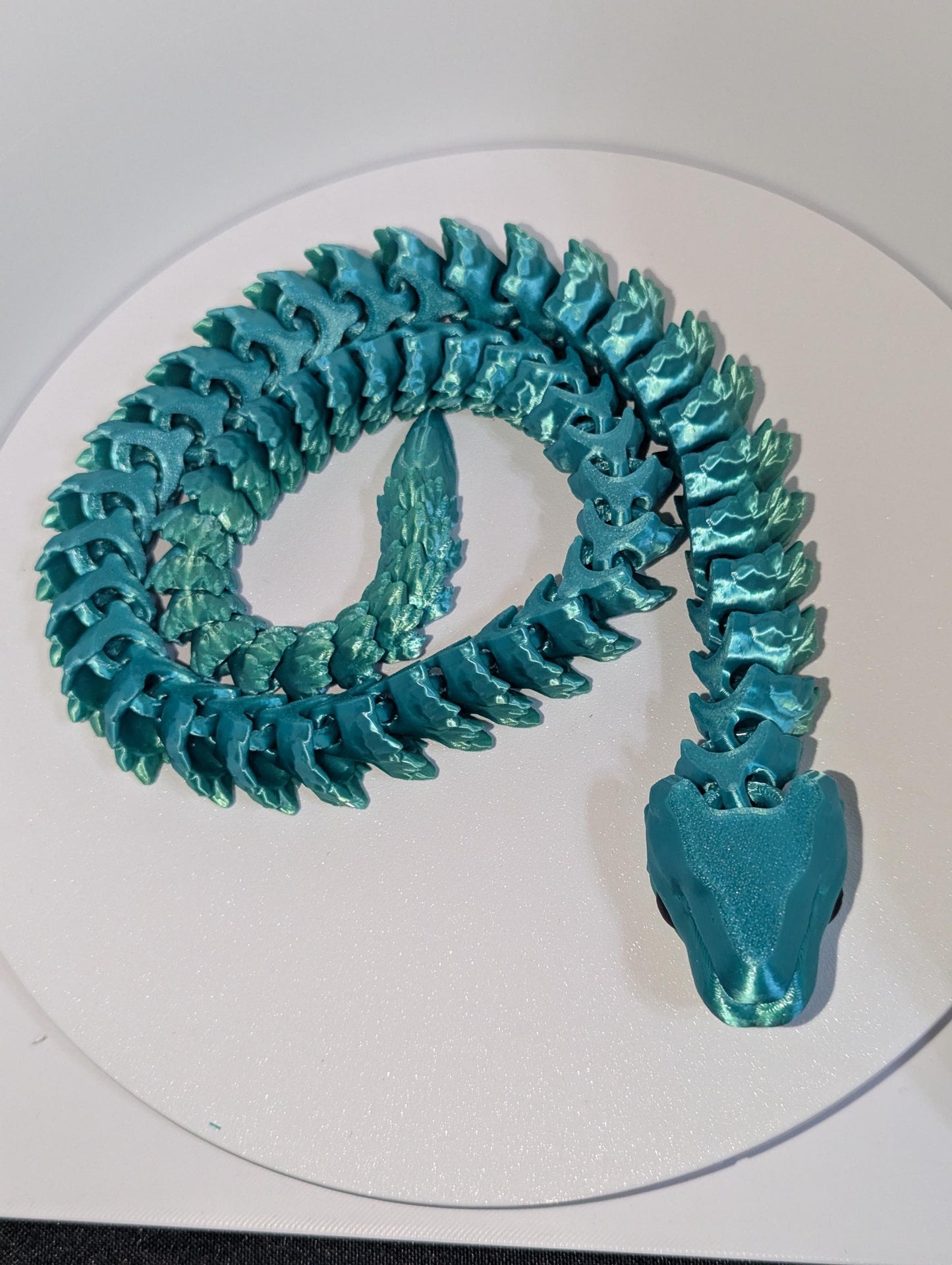 Articulated Crystal Snake Fidget – CinderWing3D Viper Reptile Toy | Multi-Color, Anxiety & ADHD Stress Relief