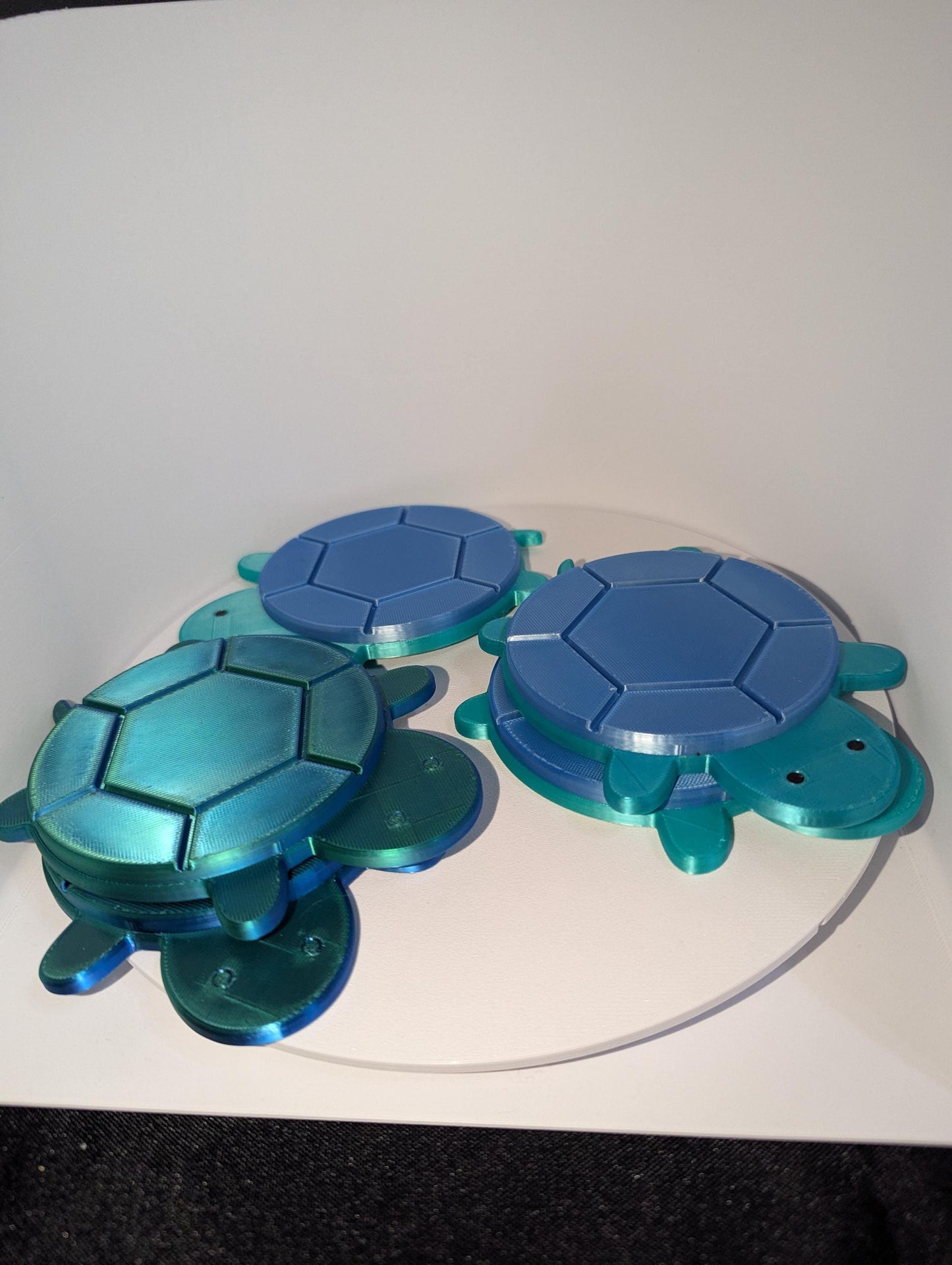 3D Printed Turtle Coaster – Cute Ocean Theme Drink Coaster, Sea Turtle Home Decor, Unique Gift, Beach House Accessories