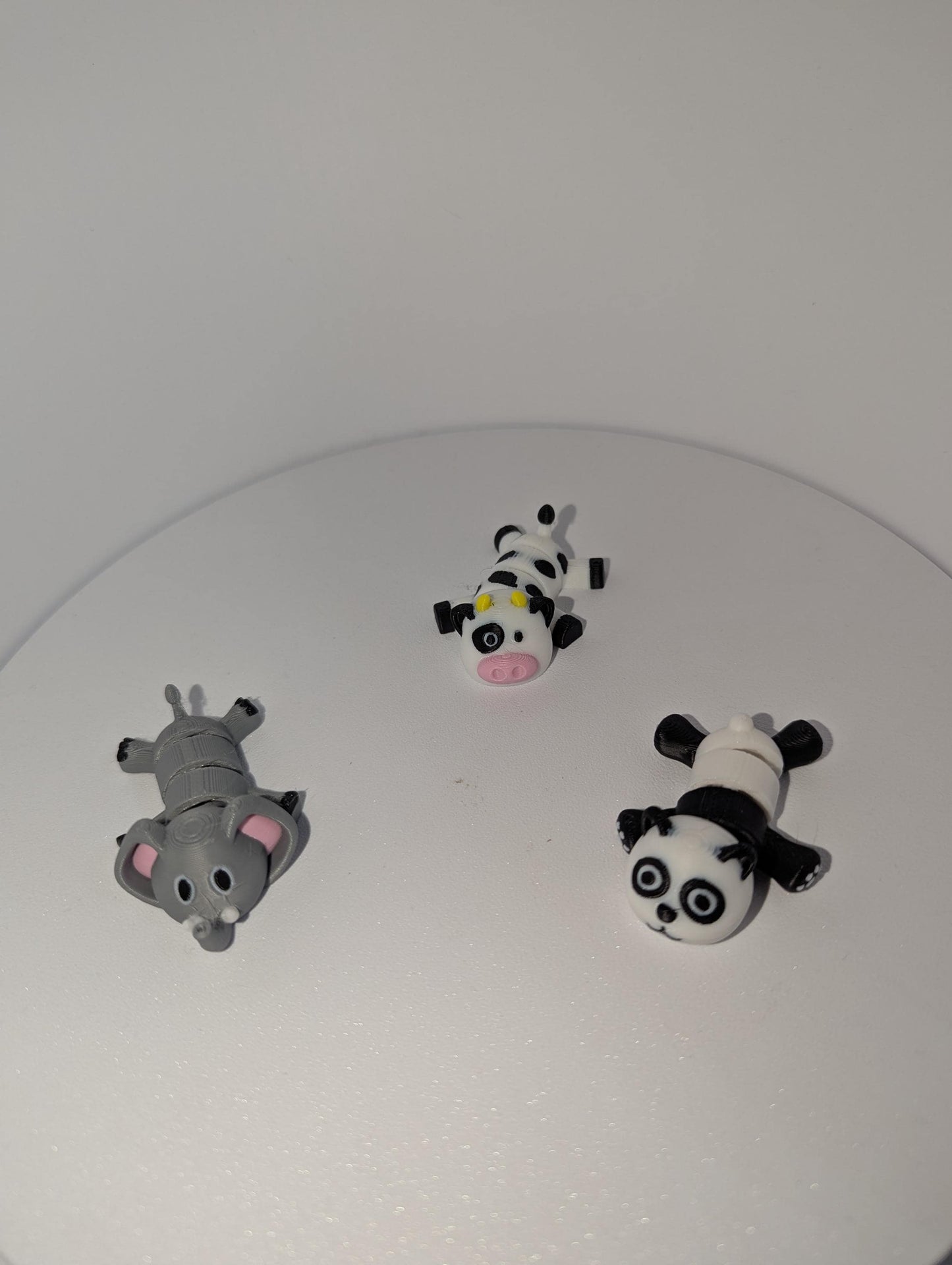 Mini Flexi Animal Fidget Toys – 3D Printed Articulated Creatures | Cute Pocket Pets, Anxiety Relief, Great Gifts