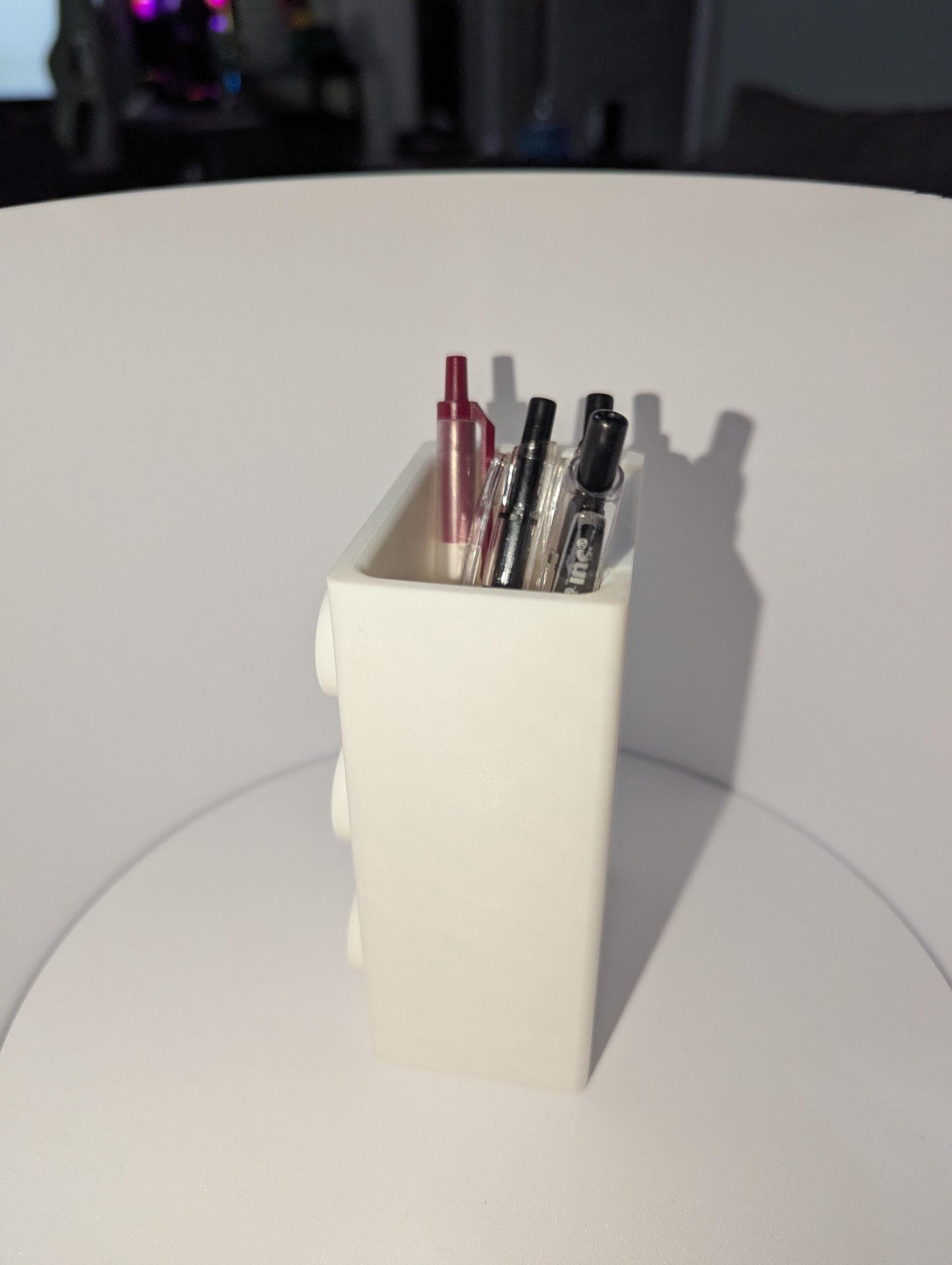 Brick-Inspired Pen Holder – 3D Printed Pencil or Toothbrush Organizer – Colorful Storage for Kids, Lego Fans, or Classrooms, Fun Holder