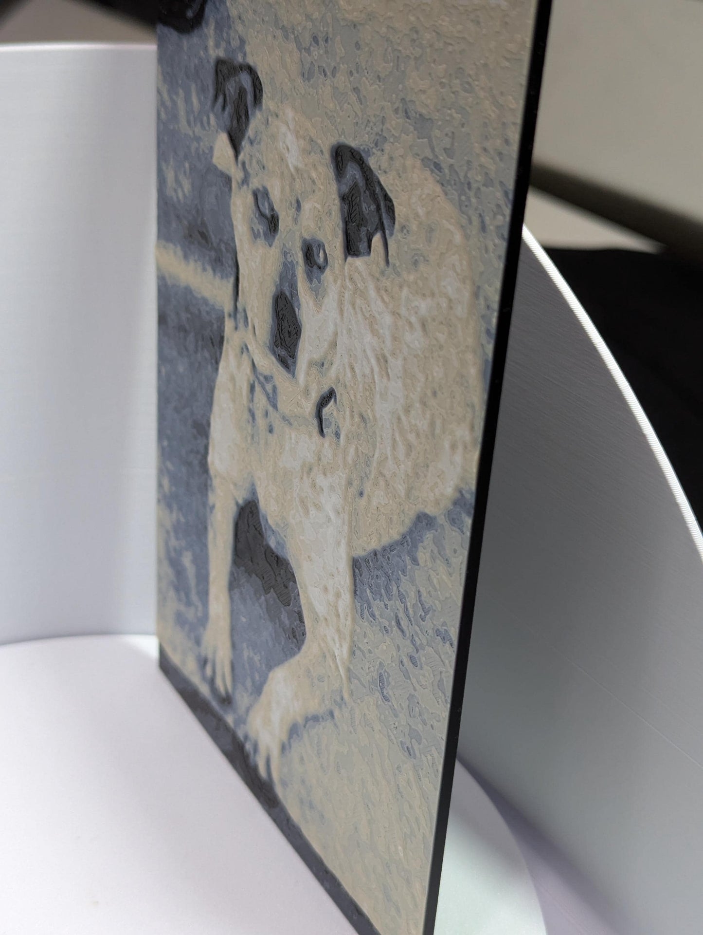 Print your Photo! Personalized Hueforge Pet Portrait | Custom Color Layered Wall Art | Memorial Dog Gift Custom Family Personal wall Art