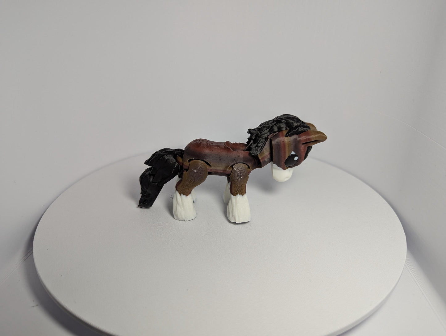 Articulating Horse Fidget– 3D Printed Poseable Articulating Unicorn – Unique Horse Gift, Equestrian Poseable Horse Figurine, ADHD Relief