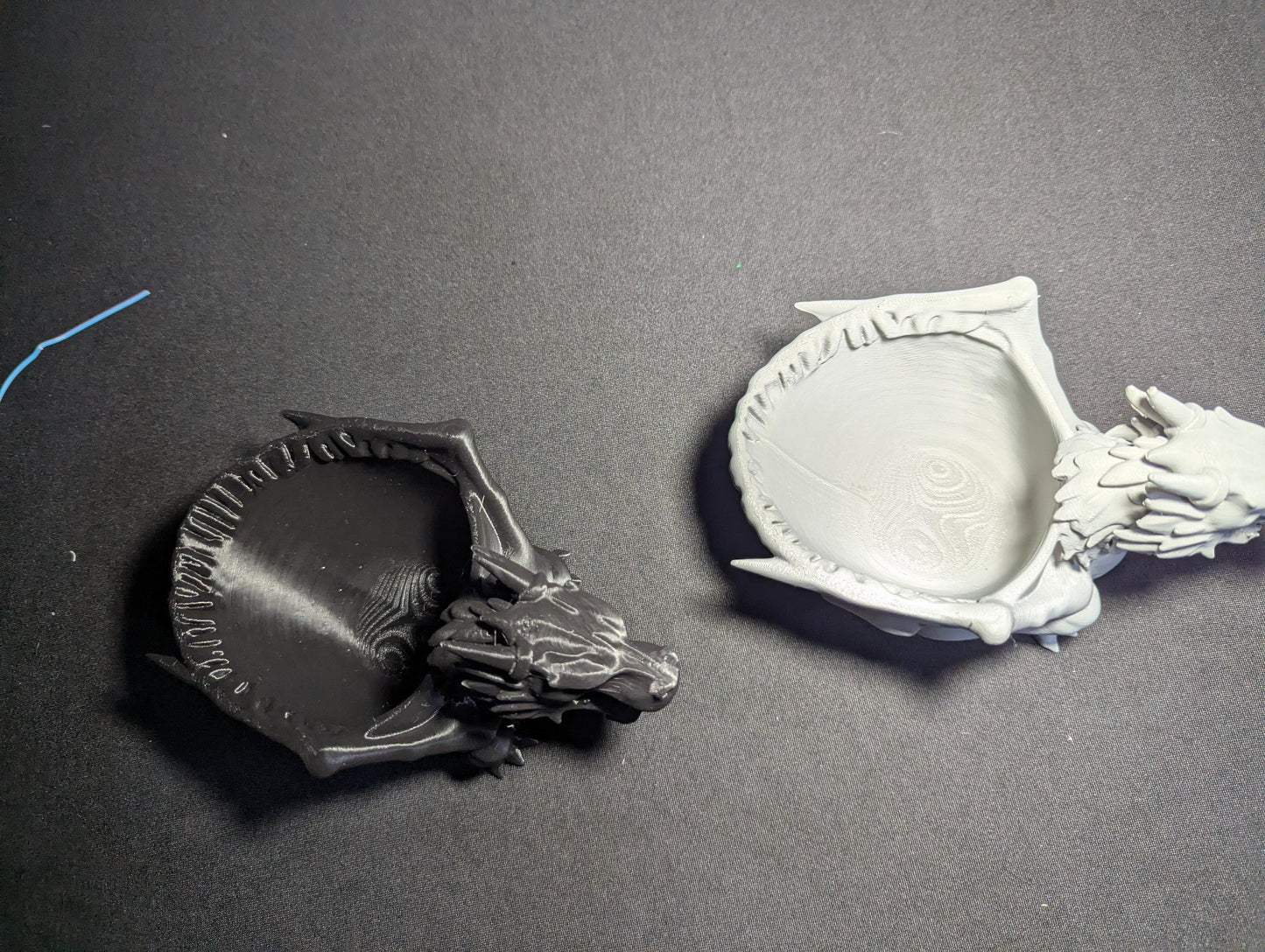 Fierce Dragon Trinket Holder | 3D Printed Mythical Creature Trinket Holder | Fantasy Desk or Shelf Decor