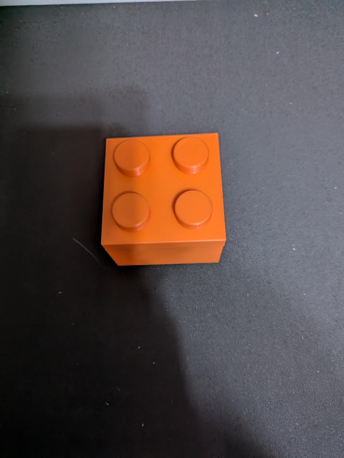 Brick-Inspired Trinket Box | Mini Brick Storage Box with Lid | Fun Desk Organizer or Gift Box | Toy Block Decor for Kids & Adults