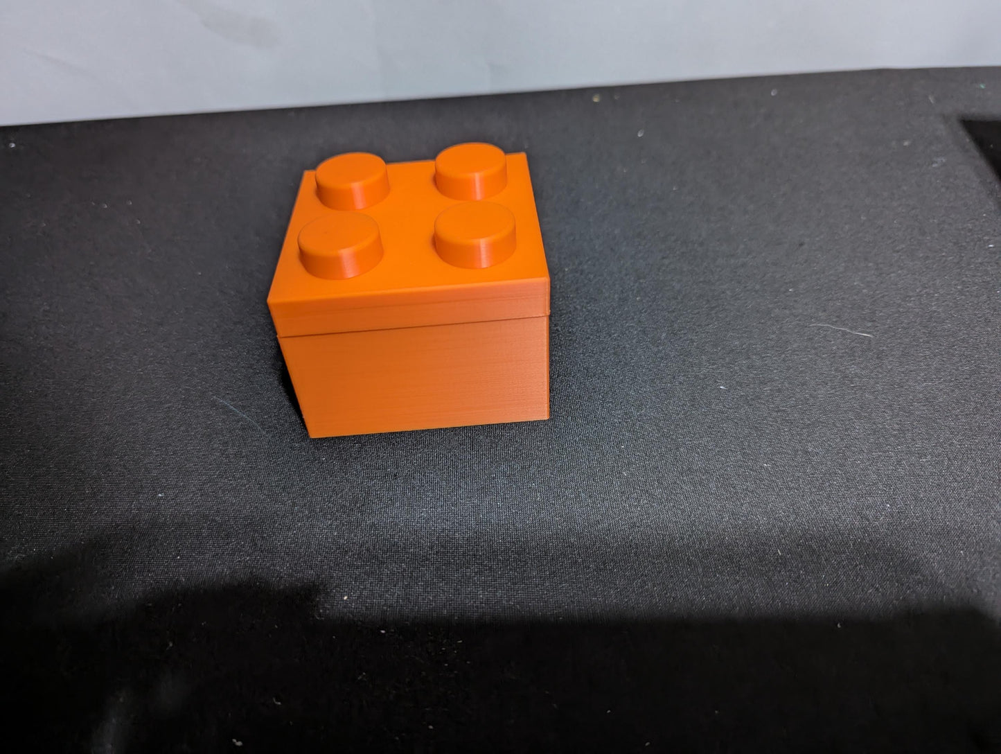 Brick-Inspired Trinket Box | Mini Brick Storage Box with Lid | Fun Desk Organizer or Gift Box | Toy Block Decor for Kids & Adults