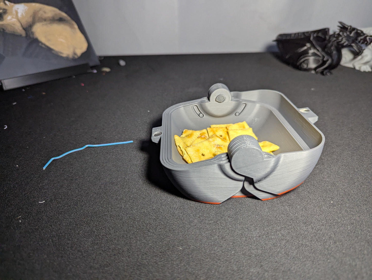 Hinged Snack Box β Portable Mini Container with Latch -Travel Snack Case β 3D Printed Food Safe Hinged Storage Box