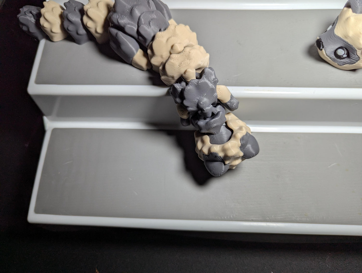 3D Printed Articulated Ferret Fidget Toy β Flexible Ferret Desk Pet, Cute Stress Relief Animal Gift, Fun Collectible for Ferret Lovers
