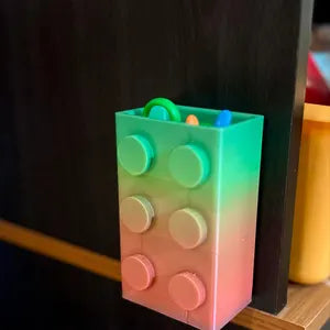Brick-Inspired Pen Holder