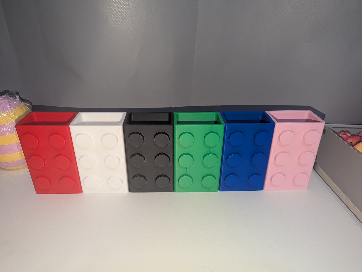 Brick-Inspired Pen Holder