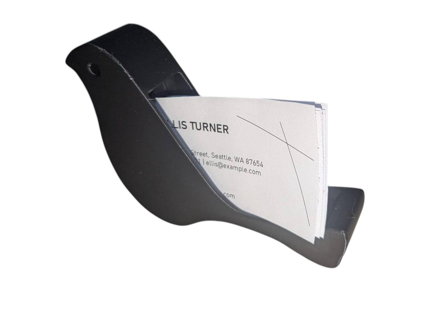 Bird Business Card Holder - Elegant 3D Printed Desk Organizer - Modern Office Decor for Professionals- Office Accessory- Bird Card Stand