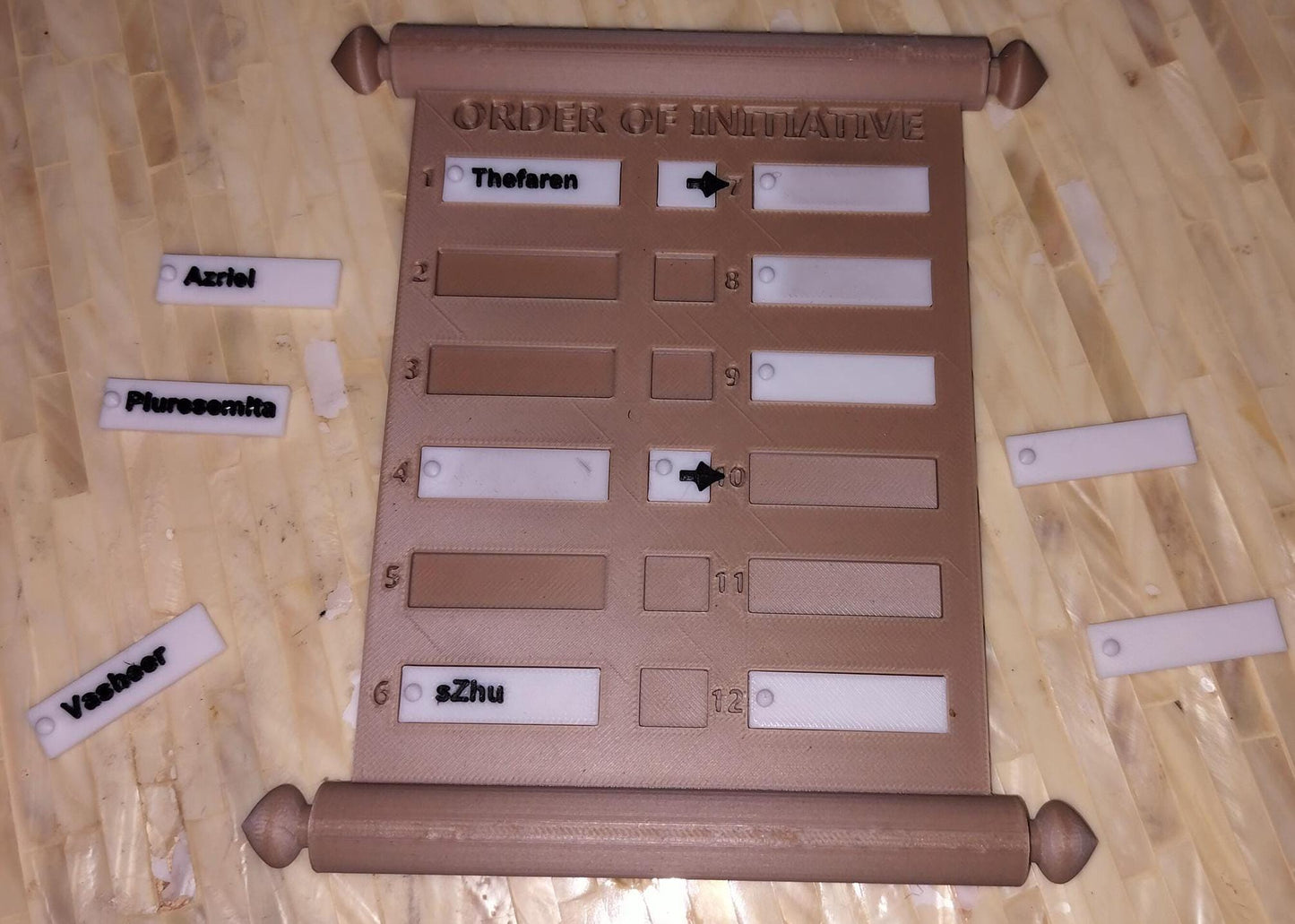 Customizable Combat Tracker Dungeons and Dragons Initiative Tracker for RPGs Battle Order Organizer TTRPG personalized combat initiative