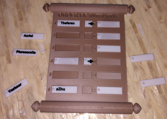 Customizable Combat Tracker Dungeons and Dragons Initiative Tracker for RPGs Battle Order Organizer TTRPG personalized combat initiative
