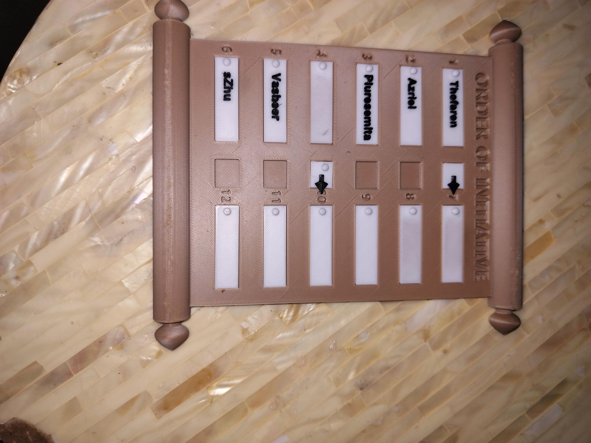 Customizable Combat Tracker Dungeons and Dragons Initiative Tracker for RPGs Battle Order Organizer TTRPG personalized combat initiative