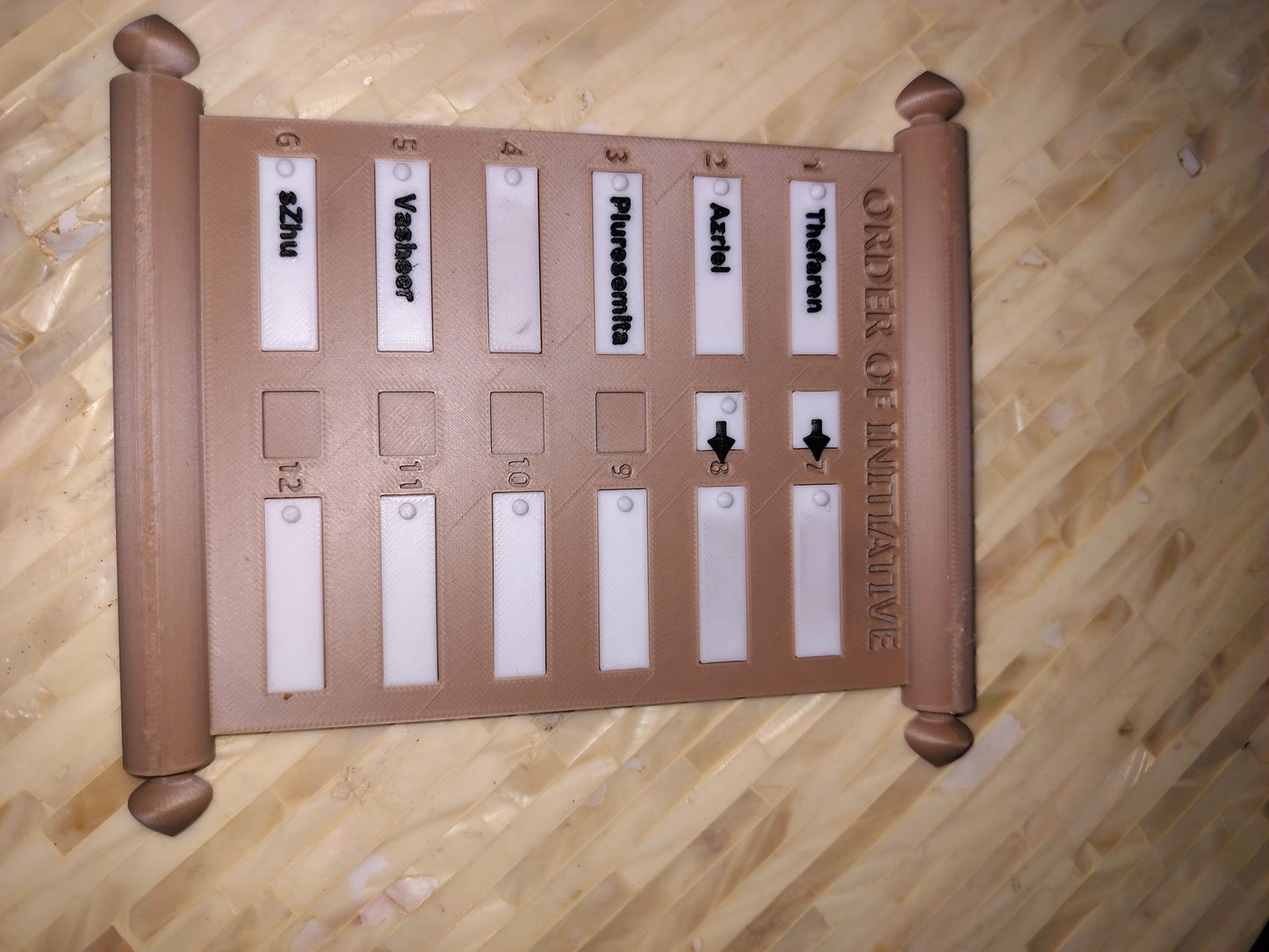 Customizable Combat Tracker Dungeons and Dragons Initiative Tracker for RPGs Battle Order Organizer TTRPG personalized combat initiative