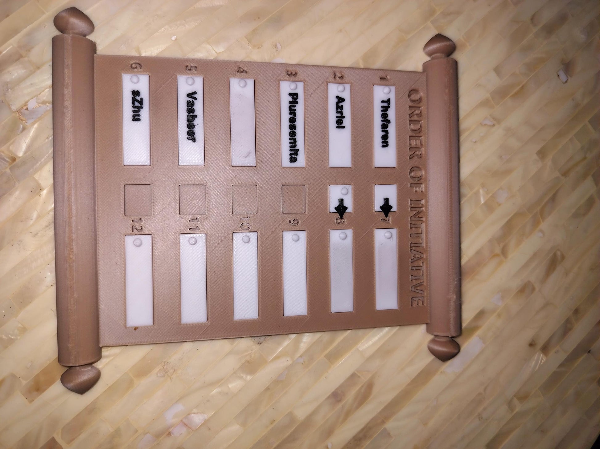 Customizable Combat Tracker Dungeons and Dragons Initiative Tracker for RPGs Battle Order Organizer TTRPG personalized combat initiative