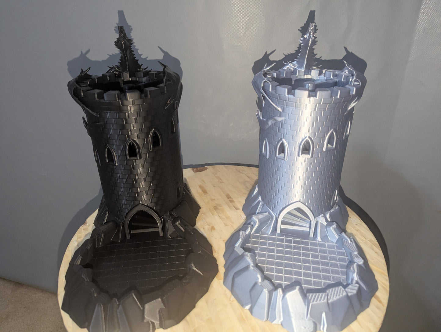 Dragon Castle Dice Tower Epic 3D Printed Roller for D&D Fantasy Castle Roller for Tabletop Adventures Dice Tower Castle Gamer Gift