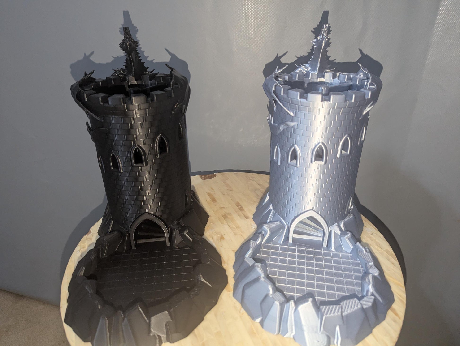 Dragon Castle Dice Tower Epic 3D Printed Roller for D&D Fantasy Castle Roller for Tabletop Adventures Dice Tower Castle Gamer Gift