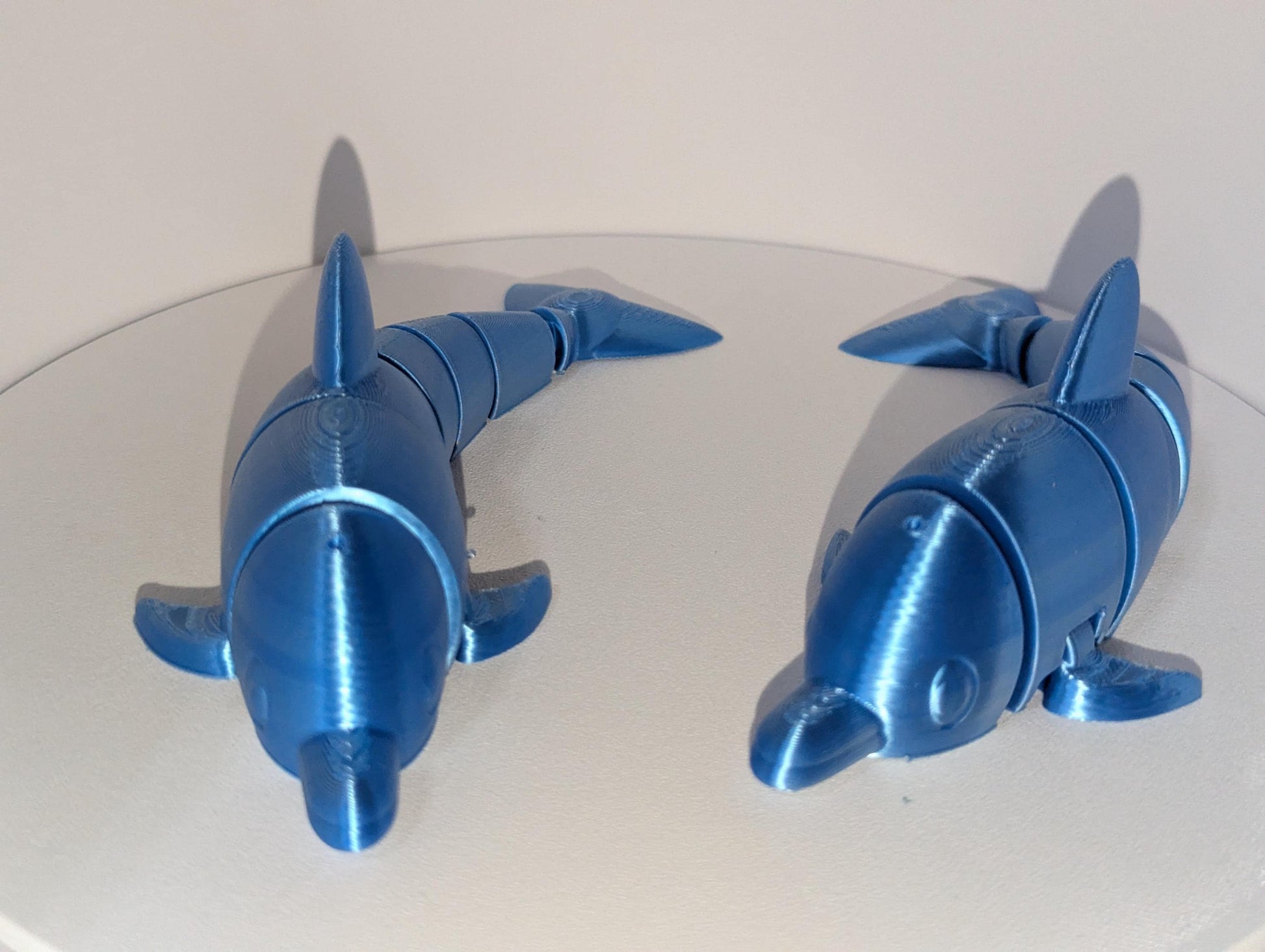 Articulated Dolphin Toy - 3D Printed Flexi Dolphin Fidget Gift - Ocean Animal Collectible. Anxiety relief toy . Fun for all ages