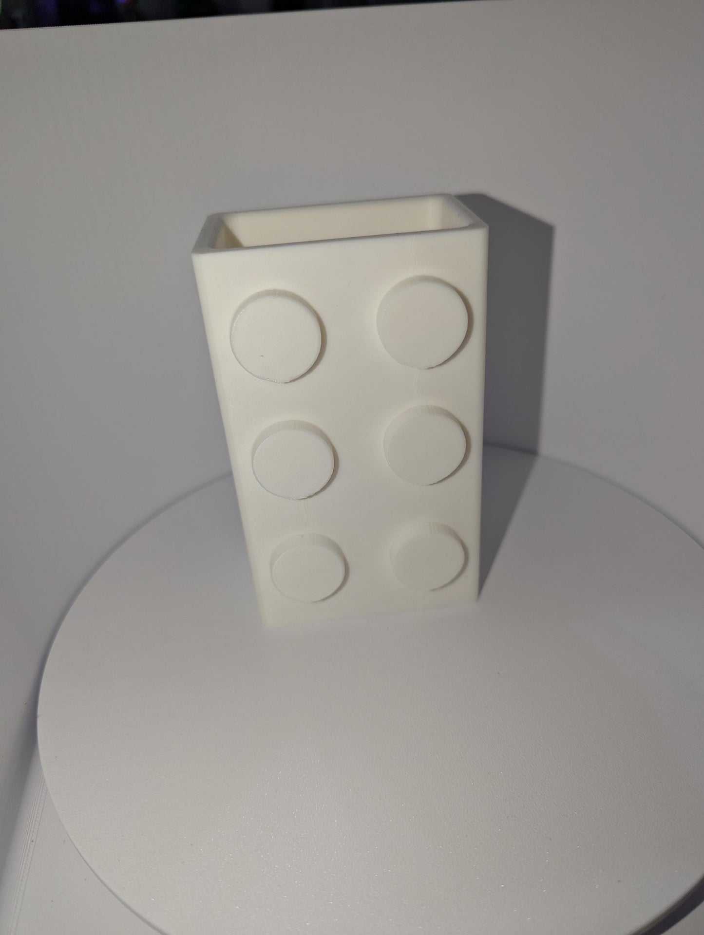 Brick-Inspired Pen Holder – 3D Printed Pencil or Toothbrush Organizer – Colorful Storage for Kids, Lego Fans, or Classrooms, Fun Holder