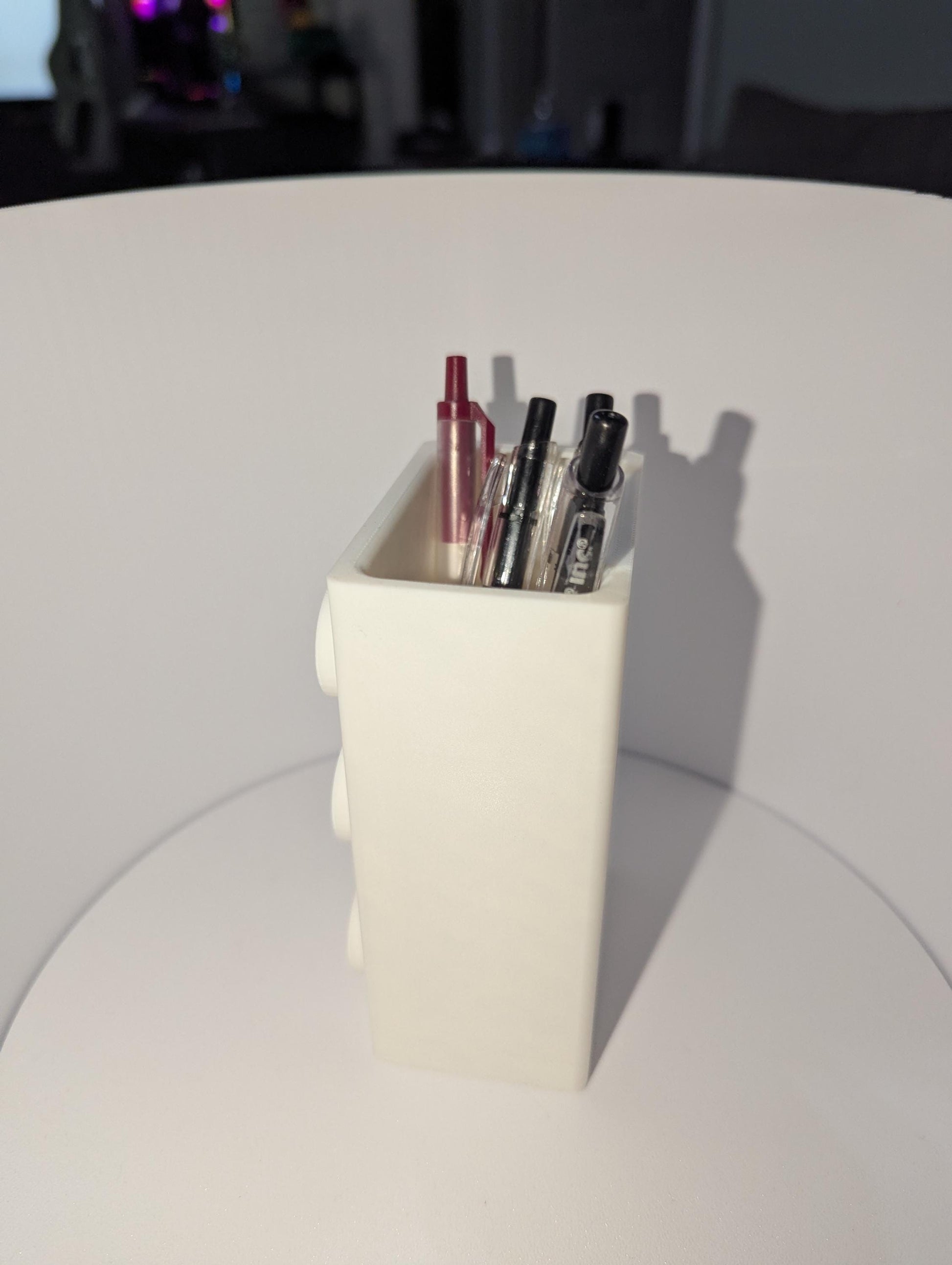 Brick-Inspired Pen Holder – 3D Printed Pencil or Toothbrush Organizer – Colorful Storage for Kids, Lego Fans, or Classrooms, Fun Holder