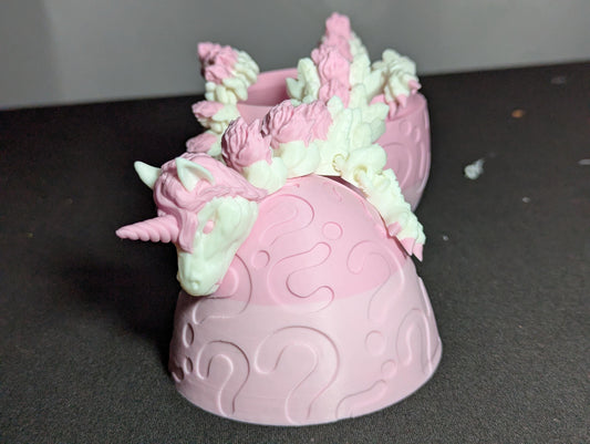 Unicorn Dragon Articulated Mythical Fantasy 3D Printed Figurine Design Enchanted Fidget Anxiety Relief Sensory Toy, Fidget Toy, Stim Toy