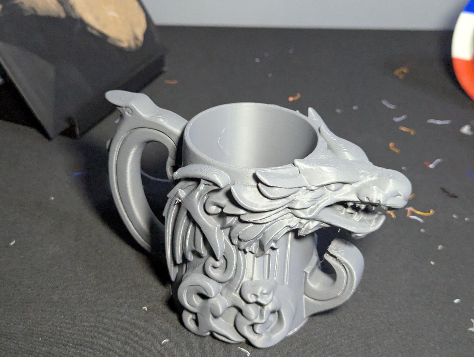 Mythical Dragon Tankard Dragon Can Holder Mug Fierce Gothic Draconian Drink Mug, Fire-Breather’s Tankard – Holds Soda, Beer, & Battle Spirit