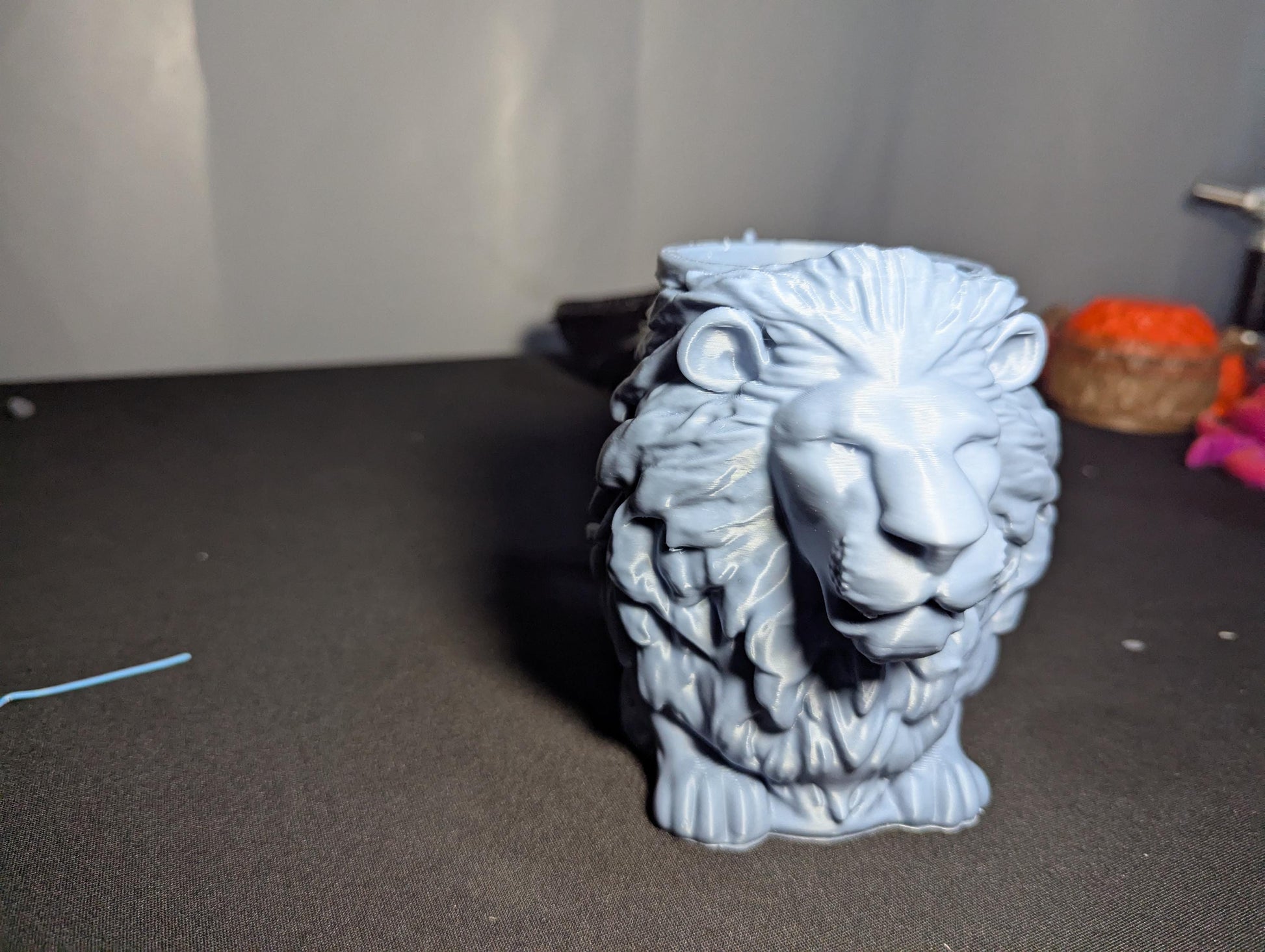 Lion Head Can Holder | 3D Printed Regal Lion Drink or Bottle Stand | Majestic Lion Head Bottle Holder | Noble Lion Gift Idea