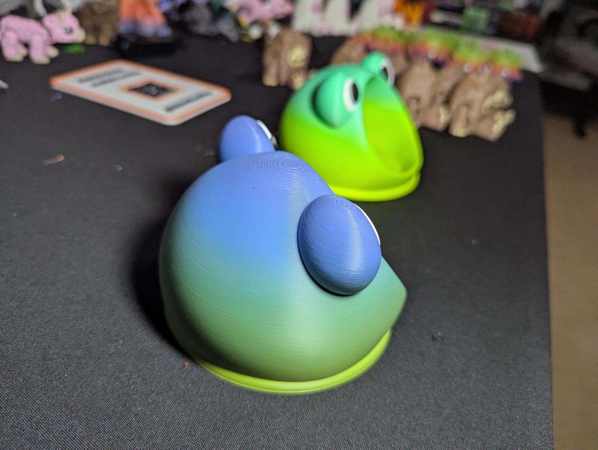 3D Printed Frog Bowl – Cute Green Frog Dish for Snacks, Trinkets, or Desk, 3D Printed Frog Bowl Cute Frog Tray – frog Bowl with Big Eyes