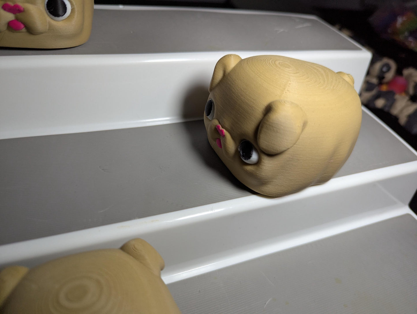 3D Printed Cute Pug Fidget Toy – Articulated Squishy Puppy Desk Buddy-Pug Flexi