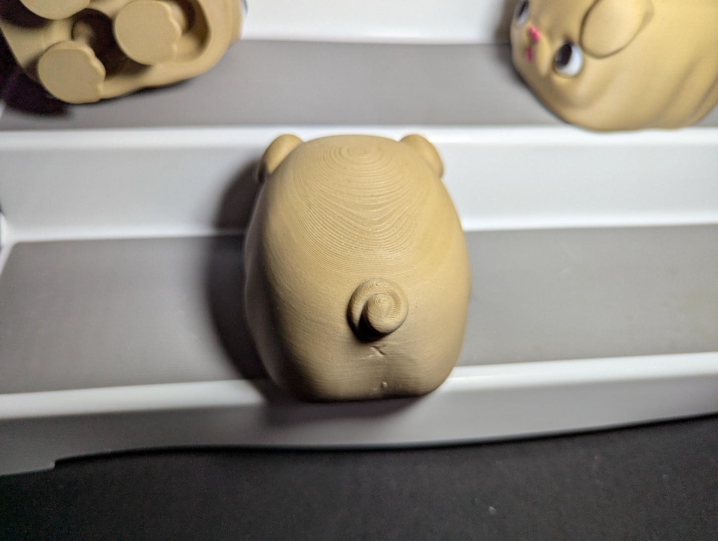 3D Printed Cute Pug Fidget Toy – Articulated Squishy Puppy Desk Buddy-Pug Flexi