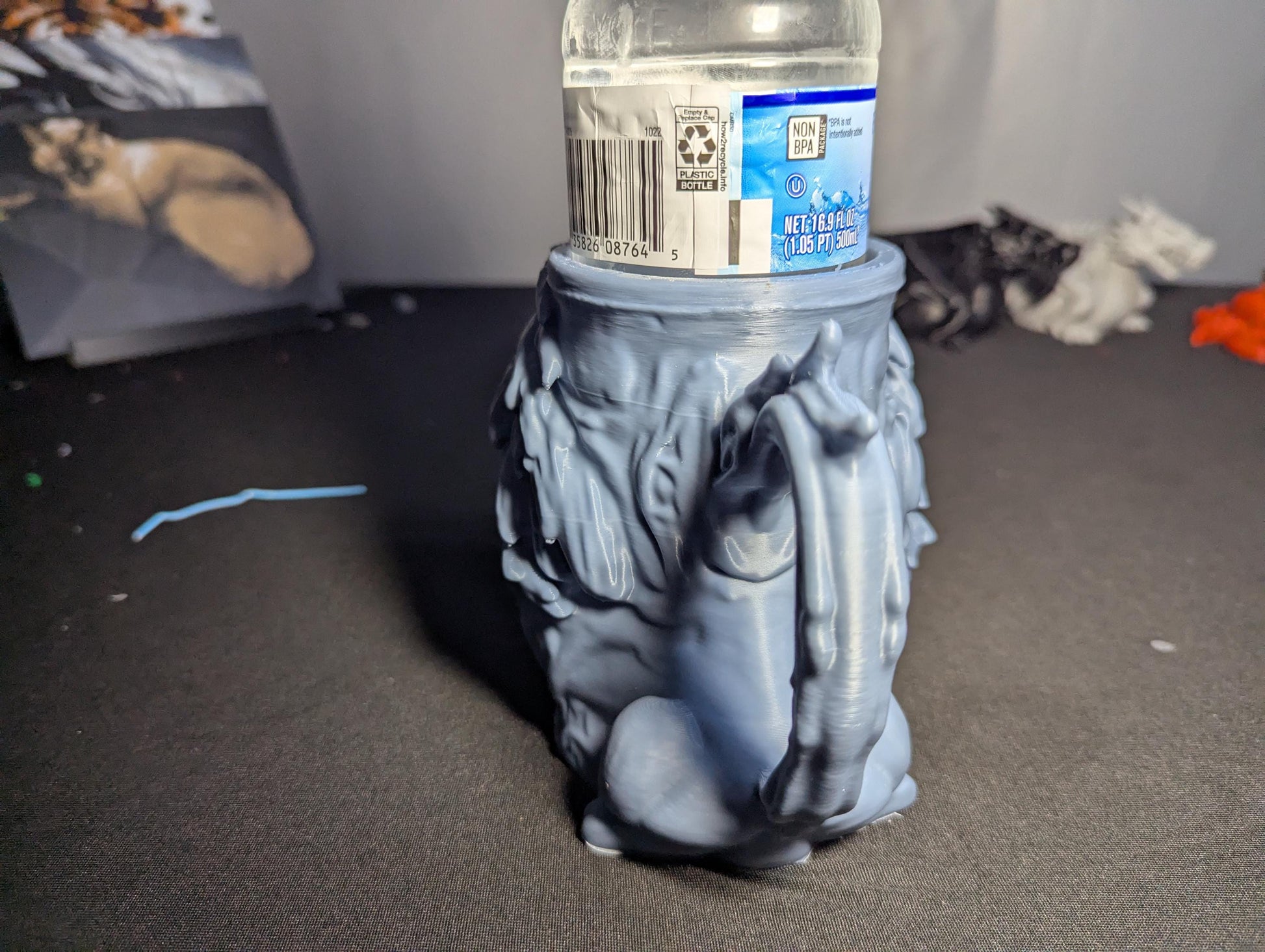 Lion Head Can Holder | 3D Printed Regal Lion Drink or Bottle Stand | Majestic Lion Head Bottle Holder | Noble Lion Gift Idea