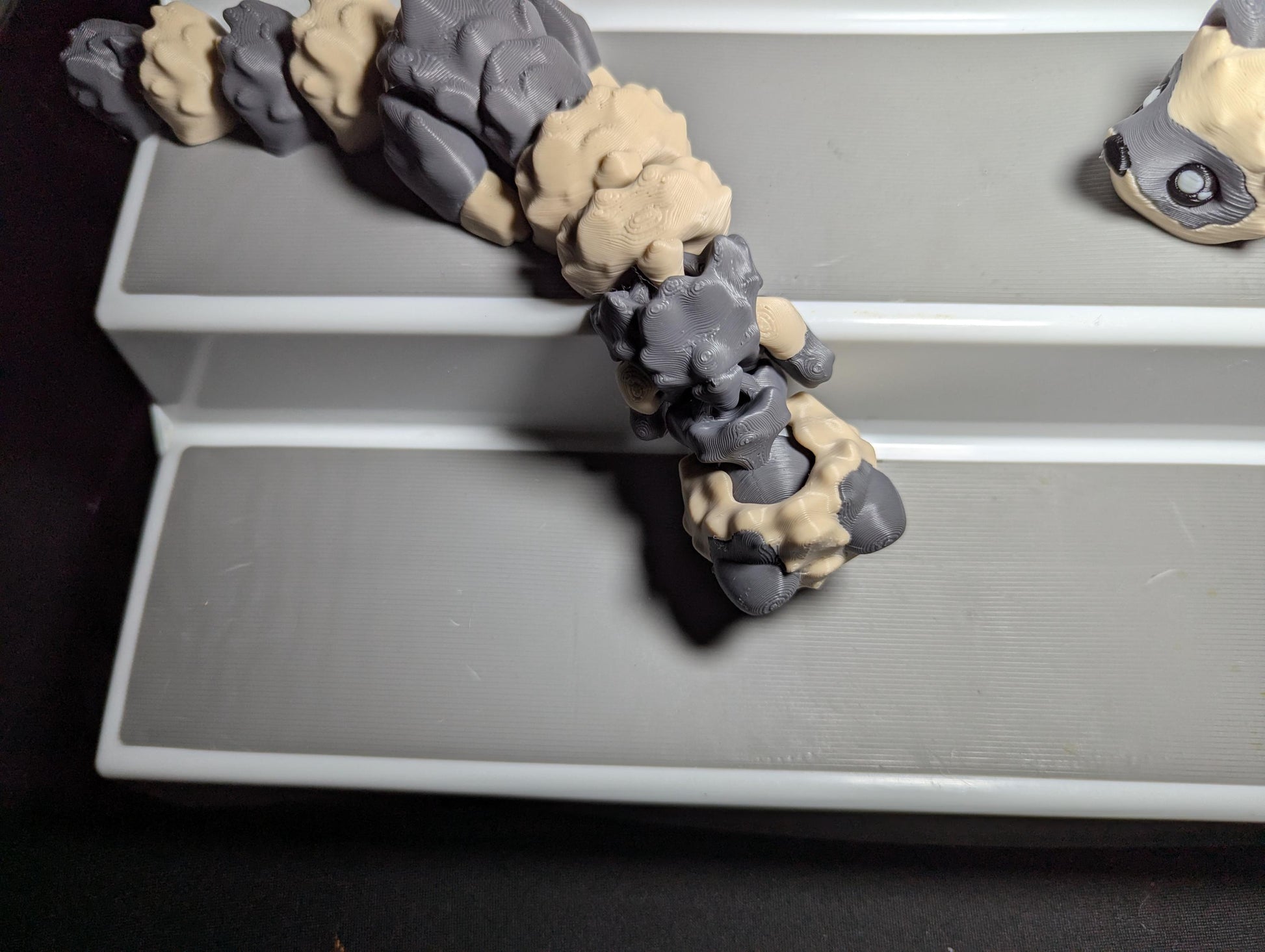 3D Printed Articulated Ferret Fidget Toy – Flexible Ferret Desk Pet, Cute Stress Relief Animal Gift, Fun Collectible for Ferret Lovers