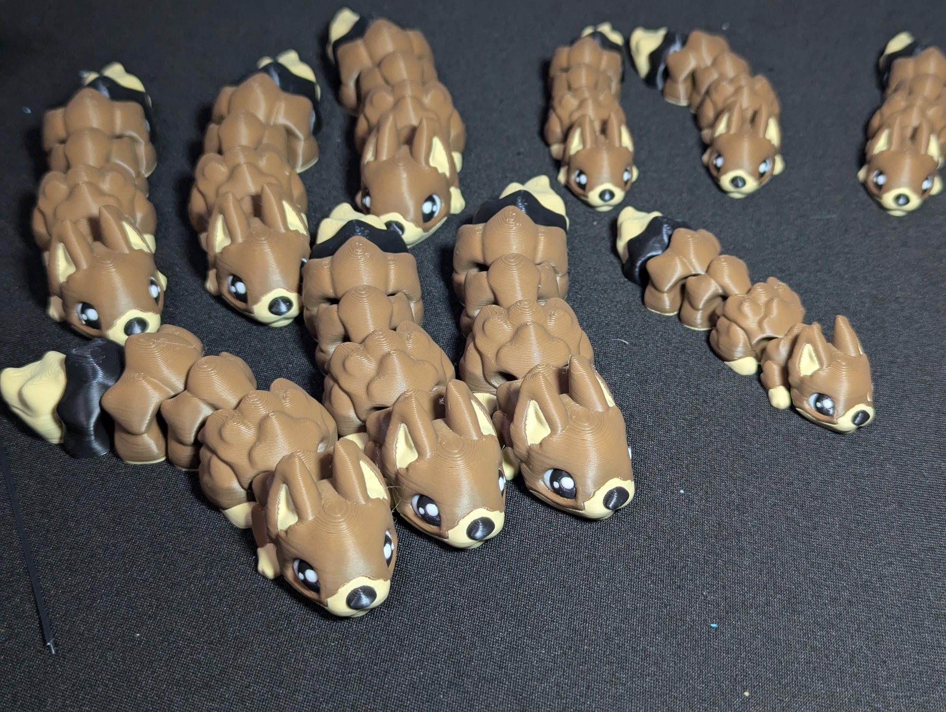 Articulated Squirrel Fidget Toy – 3D Printed Woodland Animal | Flexible Collectible Desk Pet | Cute Stress Relief Gift for Nature Lovers