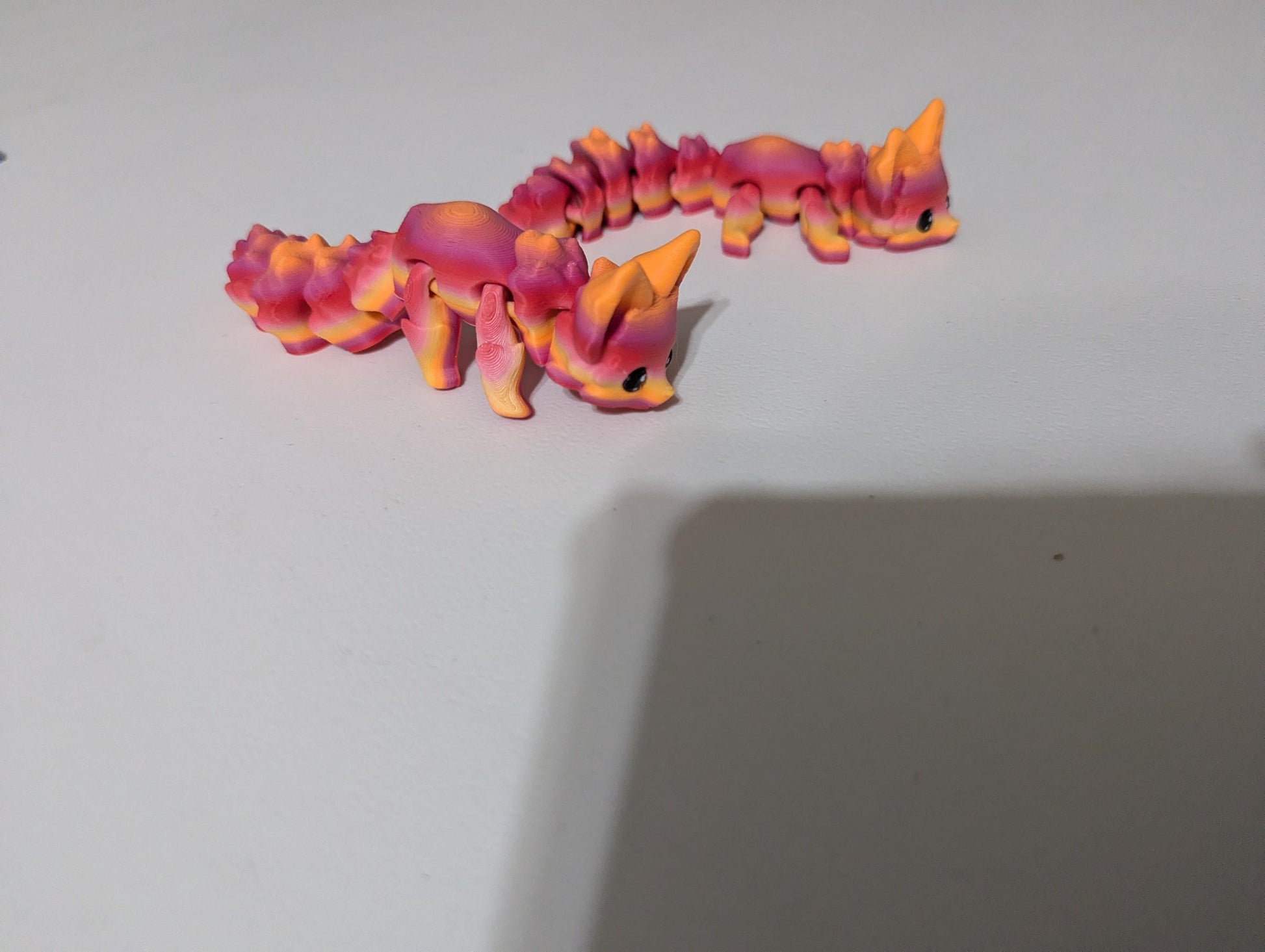 Articulated Fox – 3D Printed Fidget Toy | Cute Desk Pet | Flexible Fox Figurine