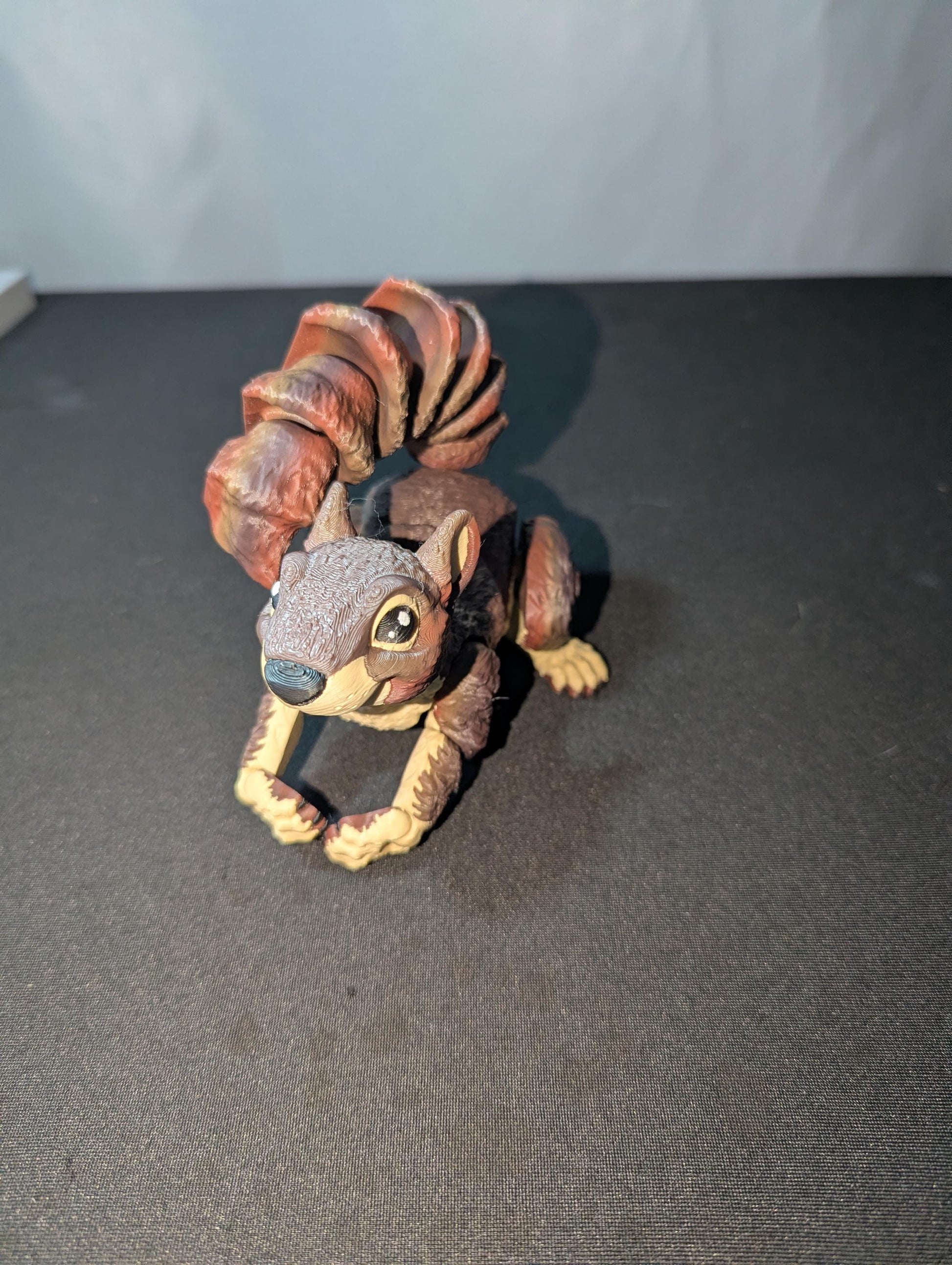 Articulated Squirrel Figurine • Pose able Woodland Animal • Collectible Articulated Squirrel • Woodland Critter • Cute Desk Companion
