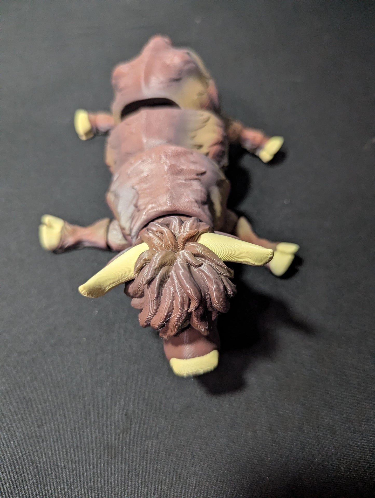 Highland Cow Articulated 3D Printed Flexible Fidget Multi-Joint Head Scottish Farm Animal Toy