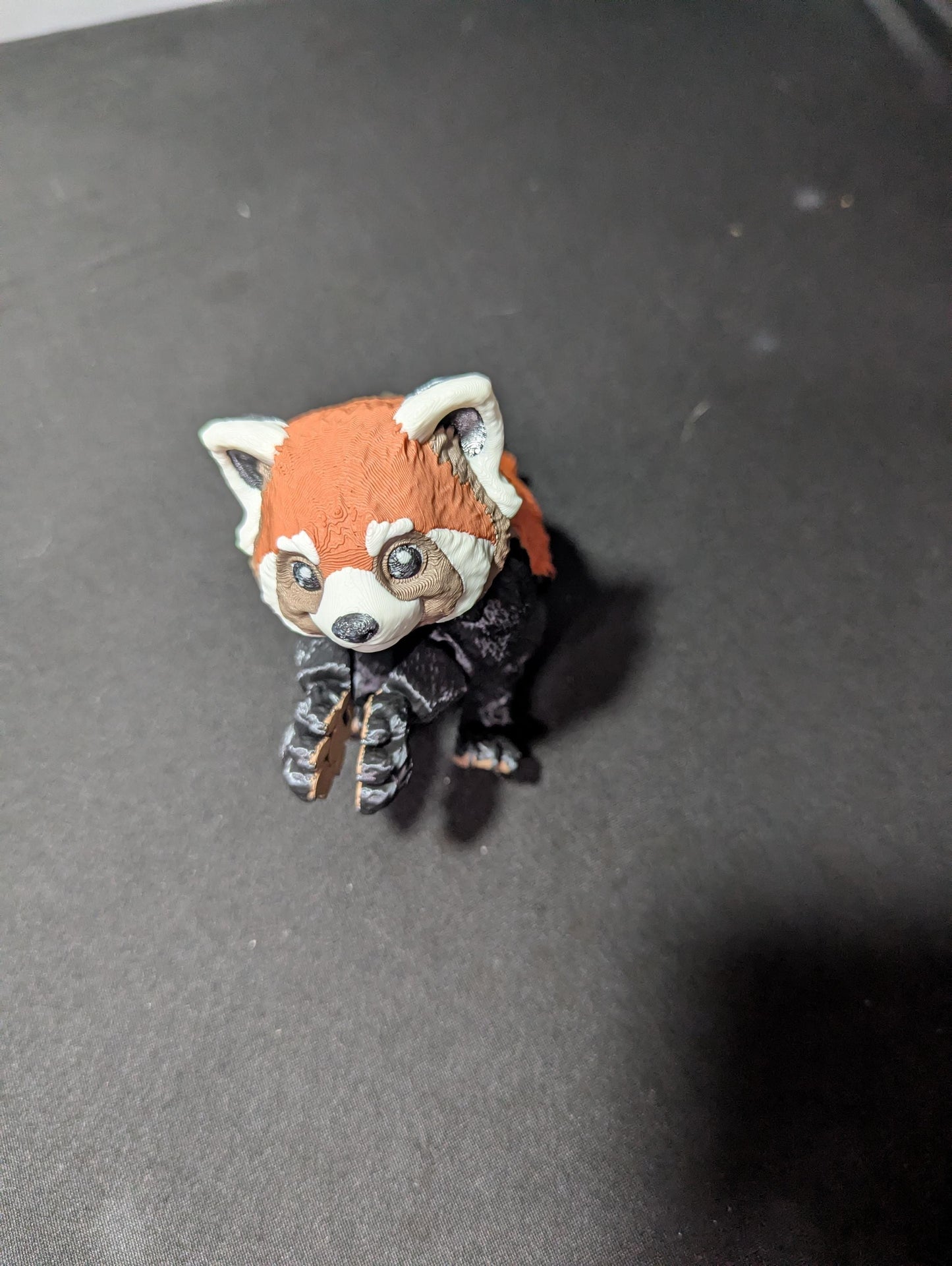Articulated Red Panda Figurine – Flexible 3D Printed Panda Fidget Toy, Desk Buddy Collectible