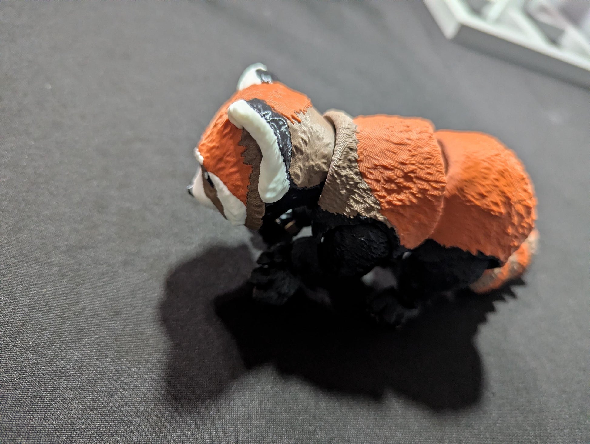 Articulated Red Panda Figurine – Flexible 3D Printed Panda Fidget Toy, Desk Buddy Collectible