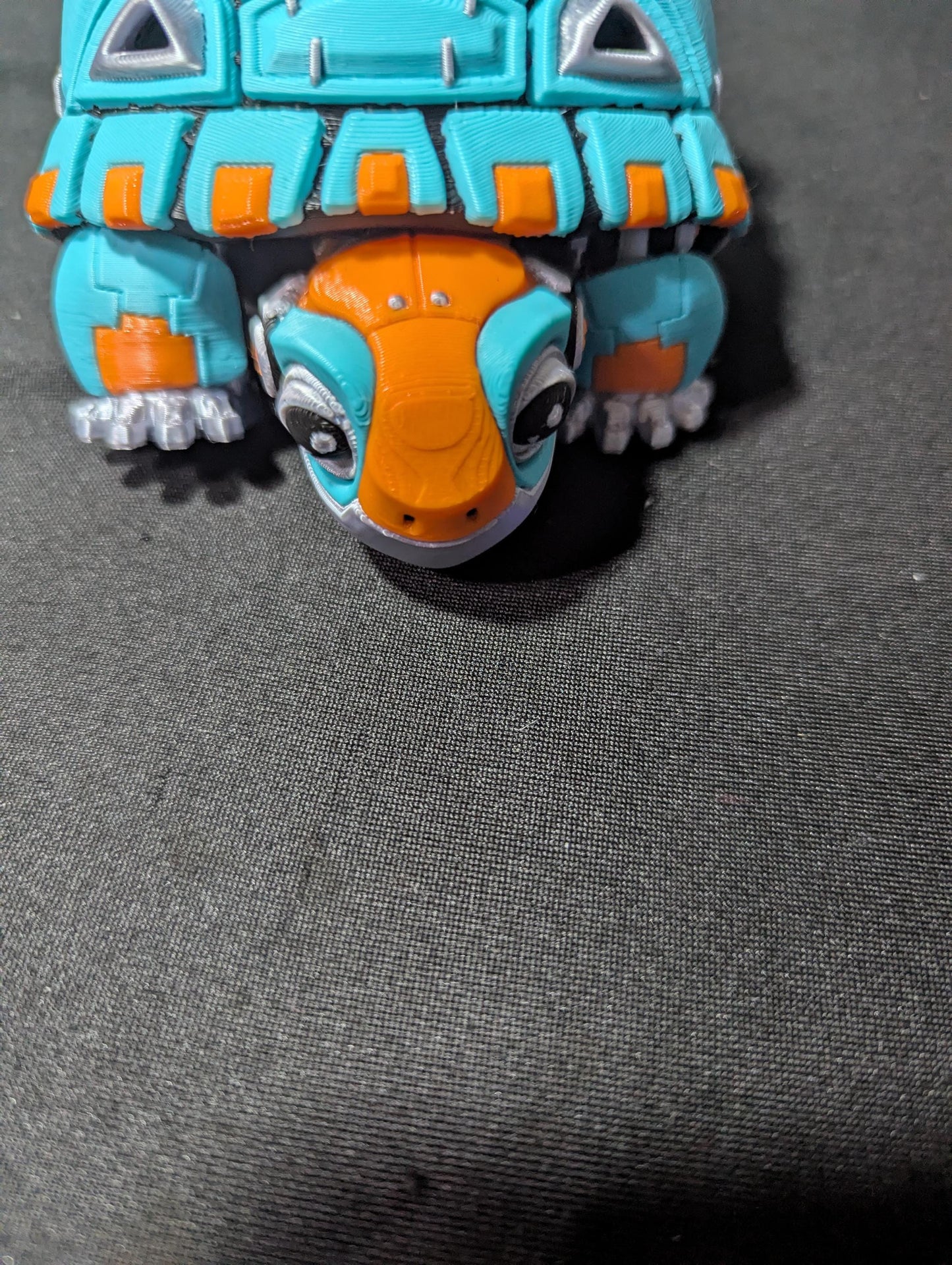 Articulated Turtle Figure – Flexible 3D Printed Turtle Fidget Toy & Desk Collectible