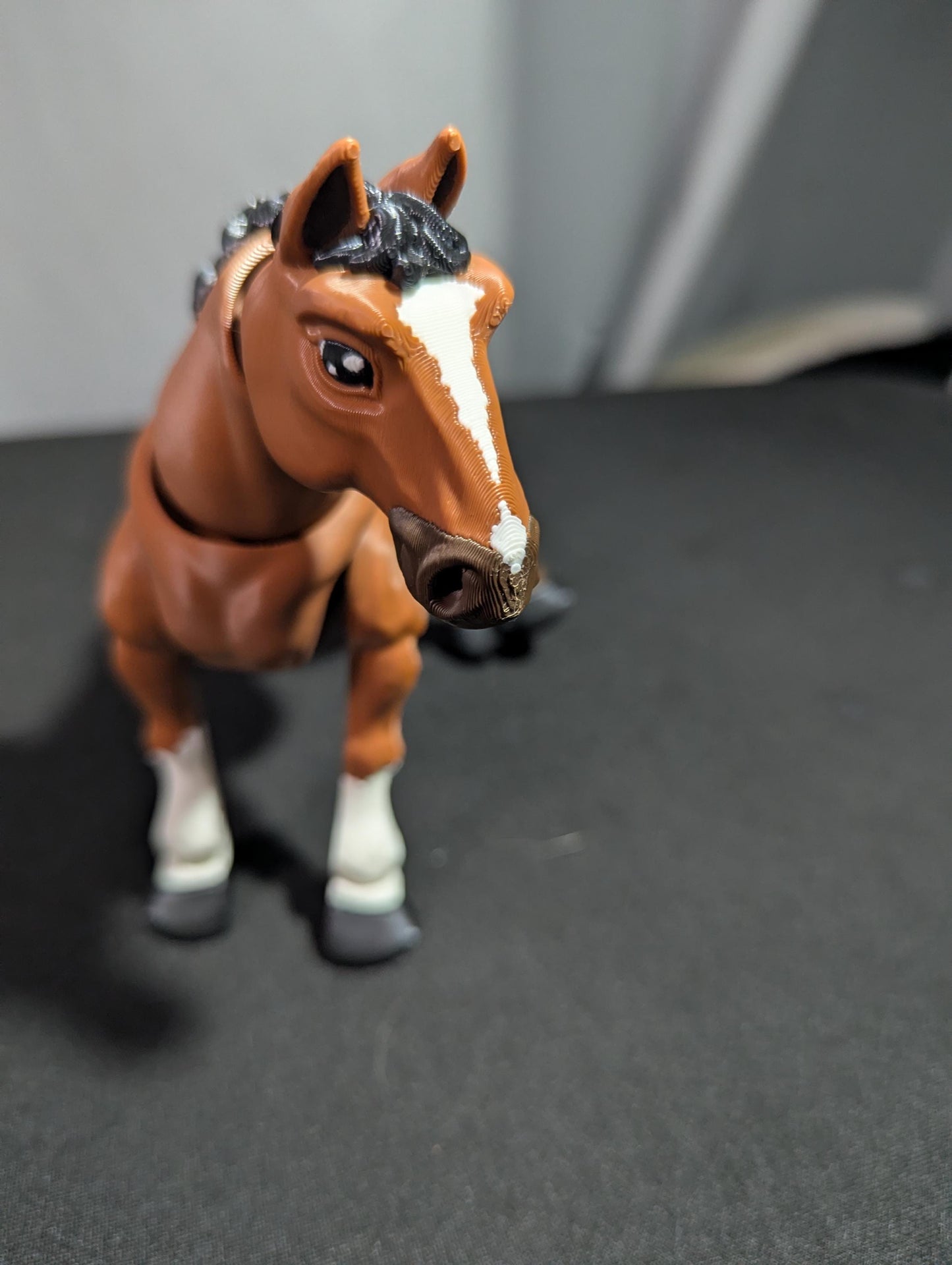 Horse Unicorn Fantasy 3D Printed Articulated Flexible Animal Equestrian Collectible Fidget Toy Desk Decor