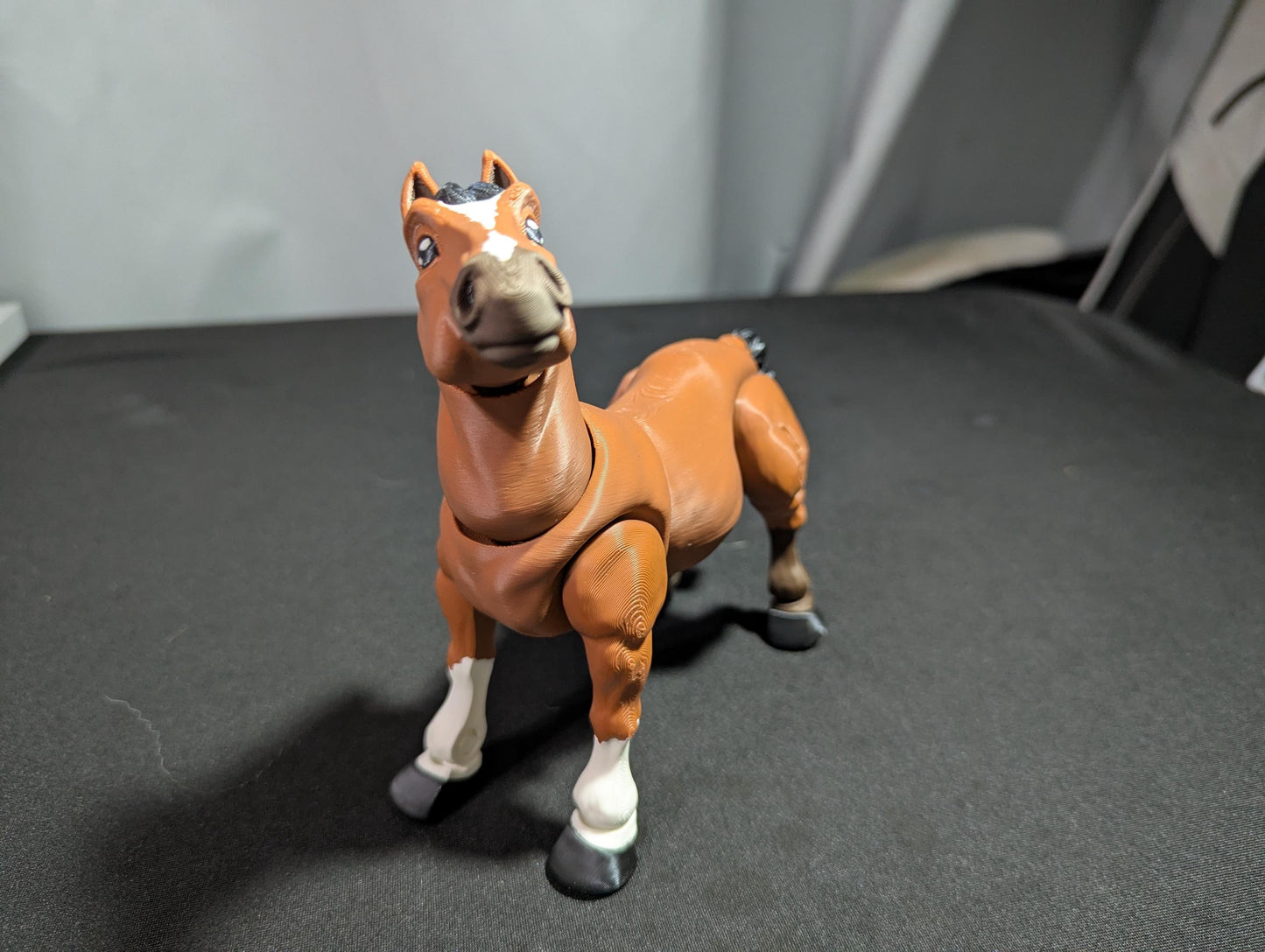 Horse Unicorn Fantasy 3D Printed Articulated Flexible Animal Equestrian Collectible Fidget Toy Desk Decor