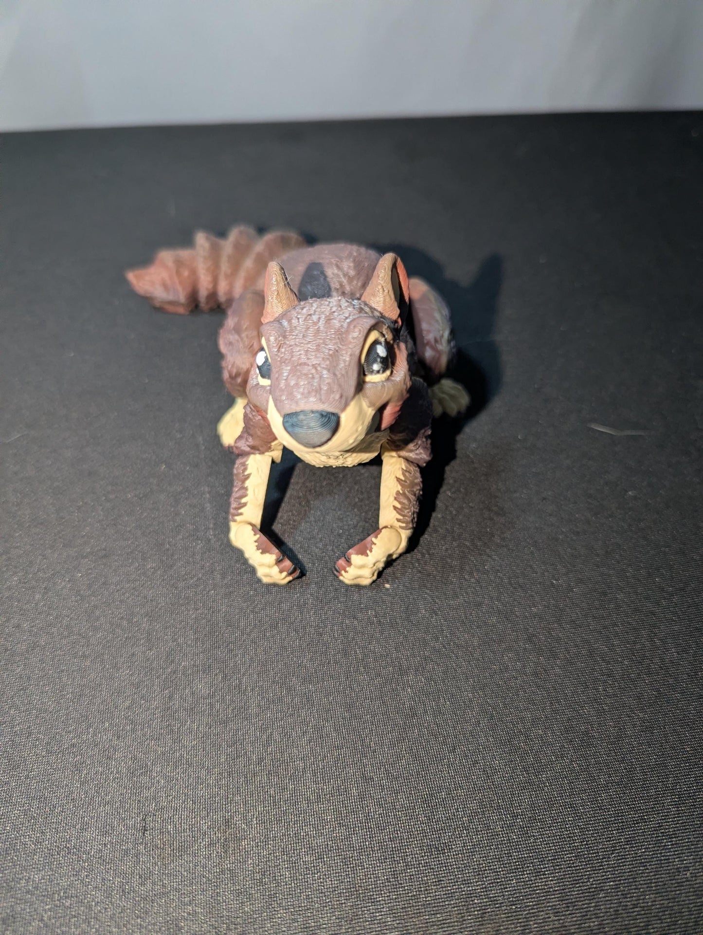 Articulated Squirrel Figurine • Pose able Woodland Animal • Collectible Articulated Squirrel • Woodland Critter • Cute Desk Companion
