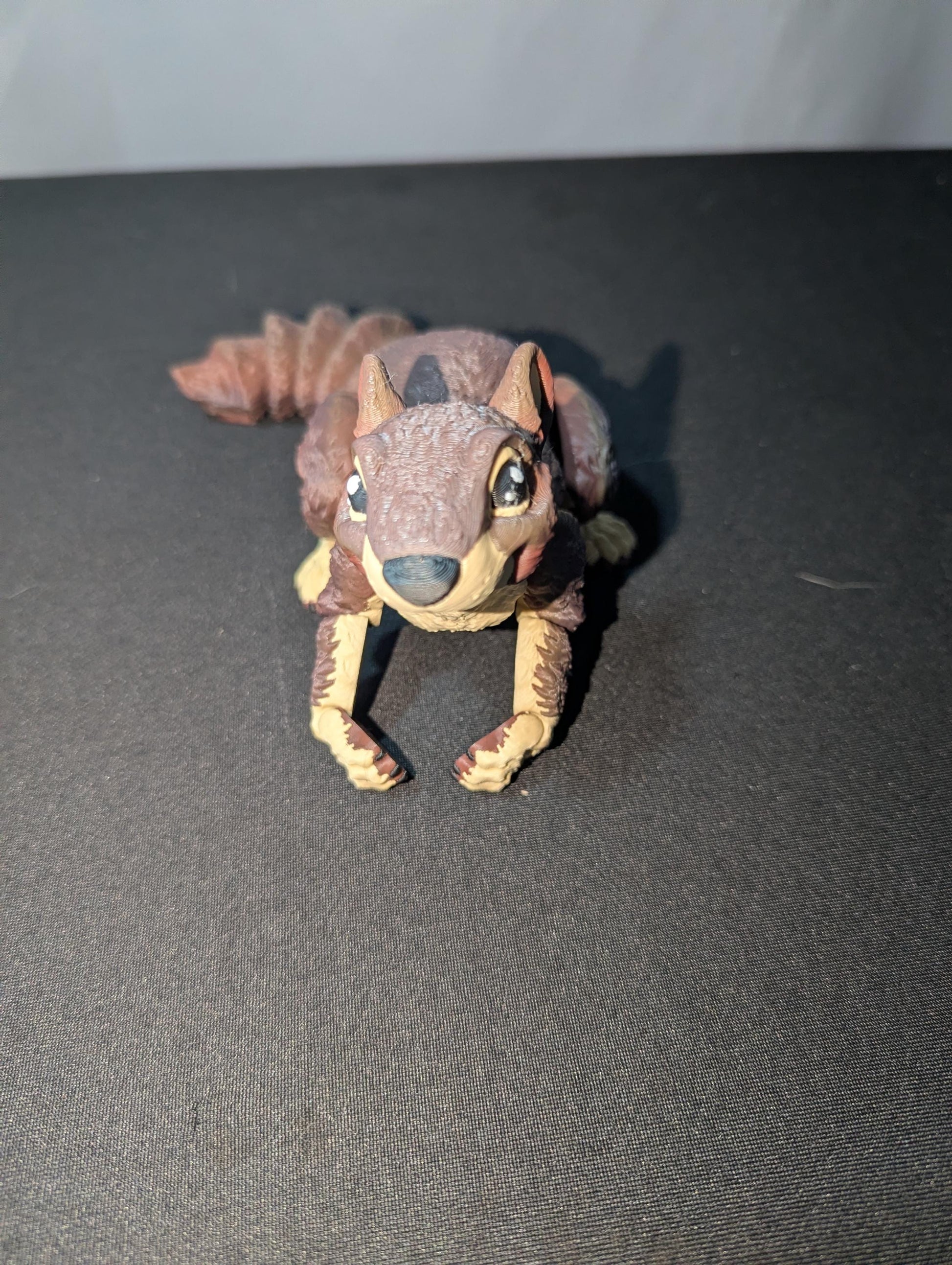 Articulated Squirrel Figurine • Pose able Woodland Animal • Collectible Articulated Squirrel • Woodland Critter • Cute Desk Companion